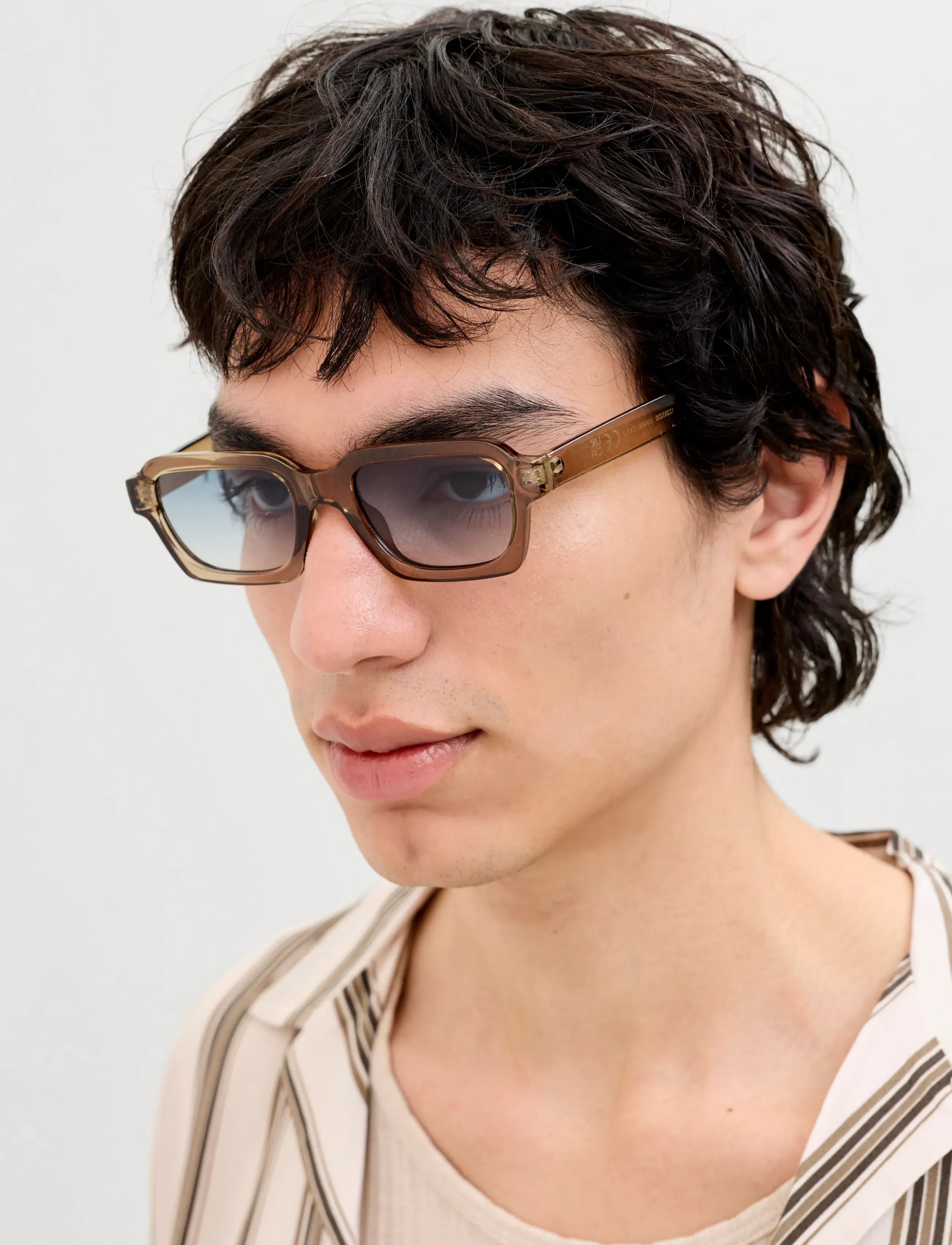 Jack & Jones Jacavey Sunglasses, One Size, Beige - Square Frame Männerswear