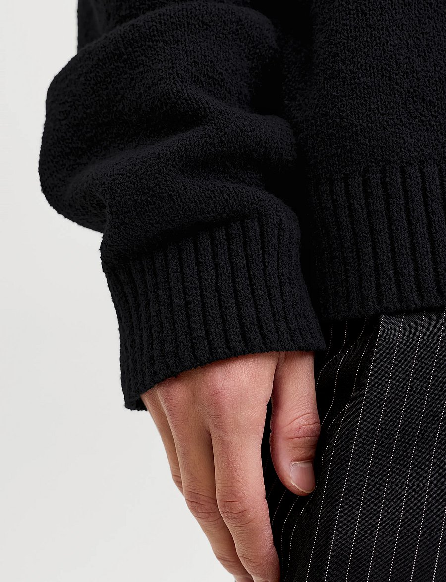 Jack & Jones - JORNORREBRO CATSKILLS KNIT CREW NECK SN - rund hals - black - 4