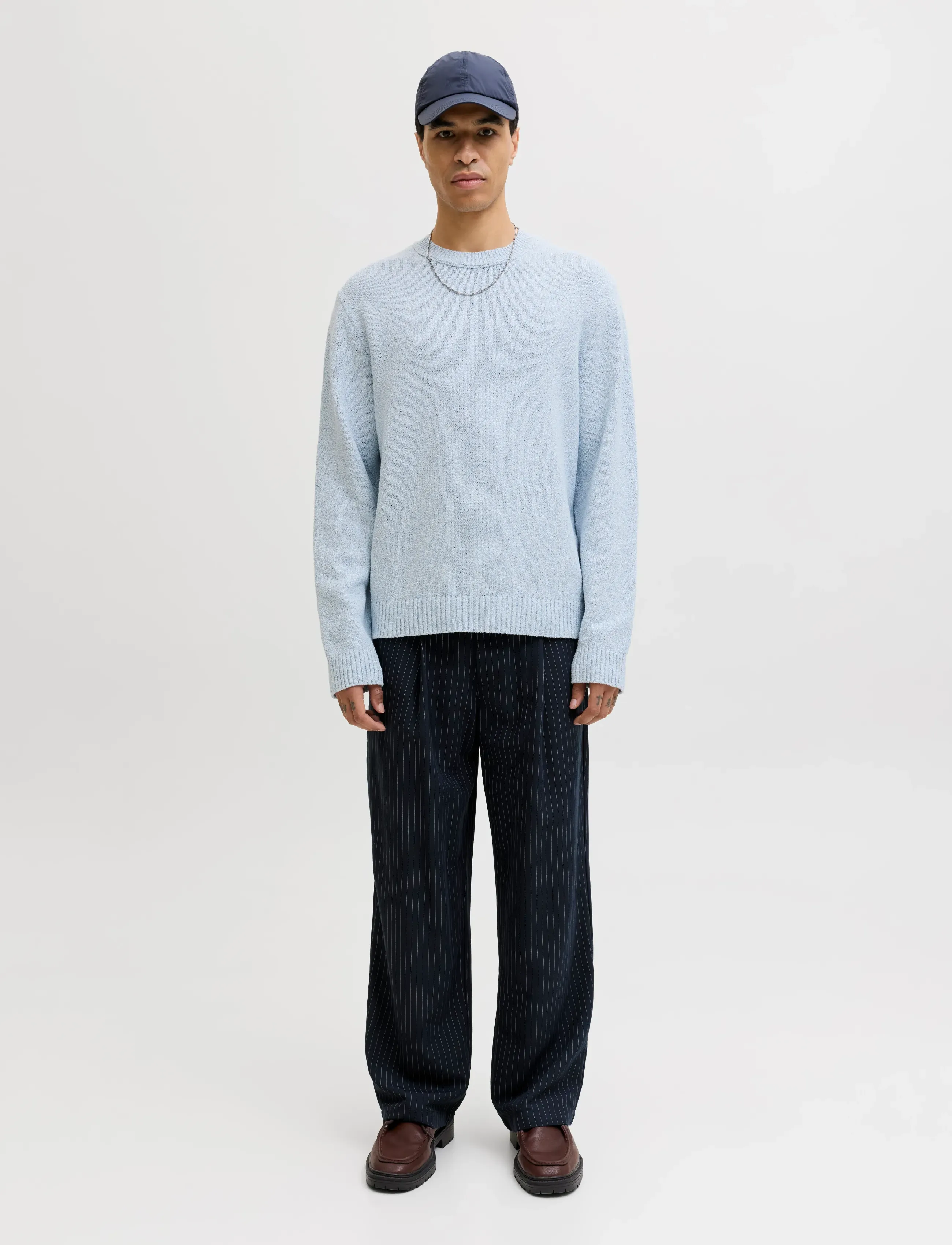 JACK & JONES Jornorrebro Catskills Knit Crew Neck Sn stickade tröjor herr – bild 3