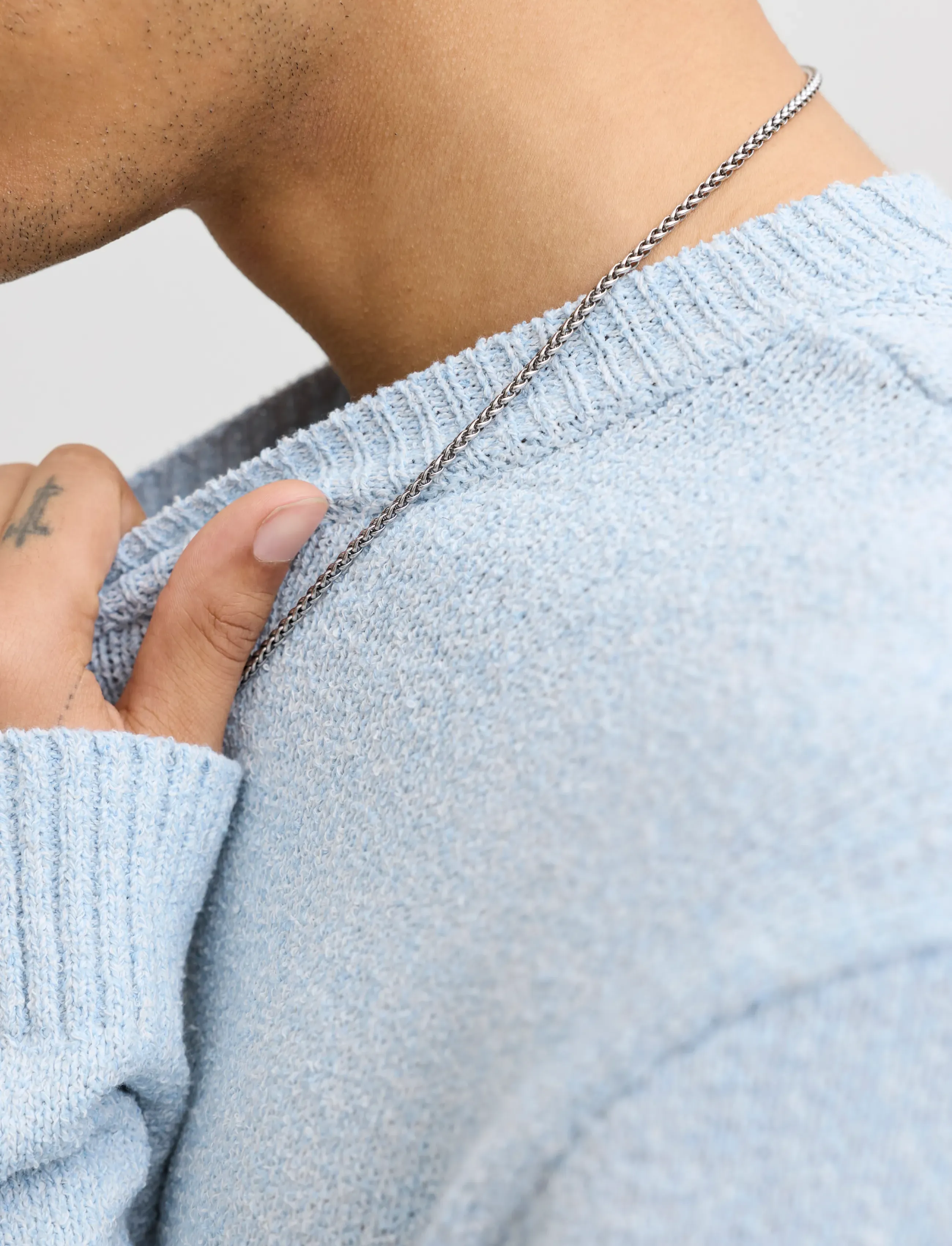 JACK & JONES Jornorrebro Catskills Knit Crew Neck Sn stickade tröjor herr – bild 6
