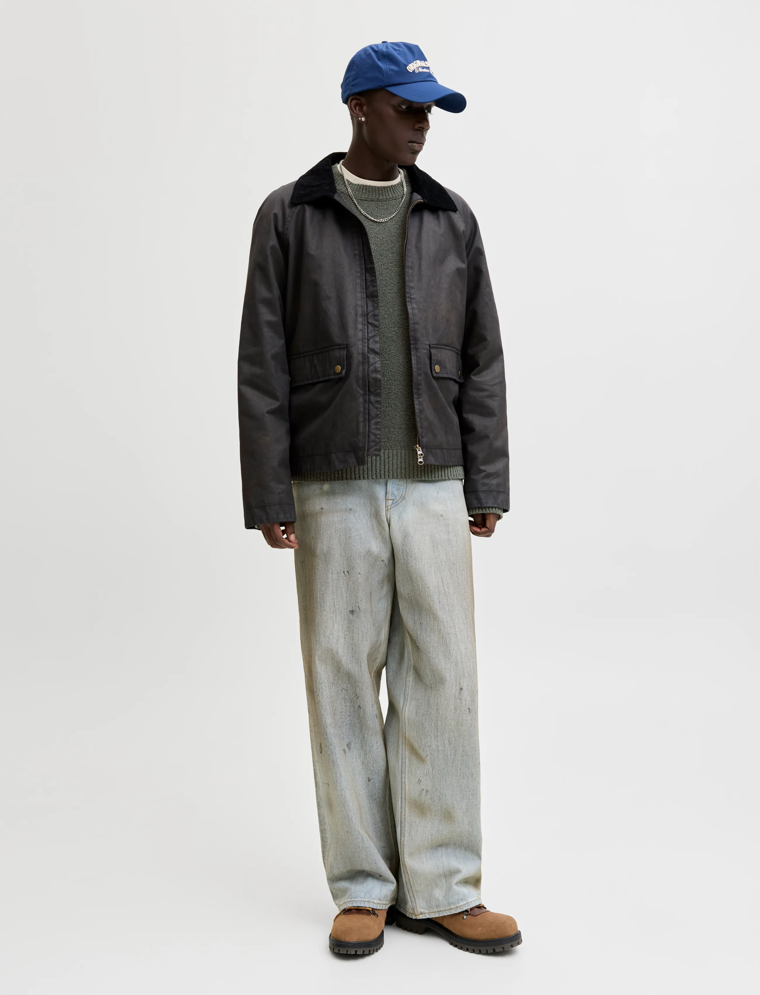 Jack & Jones - JORNORREBRO CATSKILLS KNIT CREW NECK SN - rund hals - olive night - 3