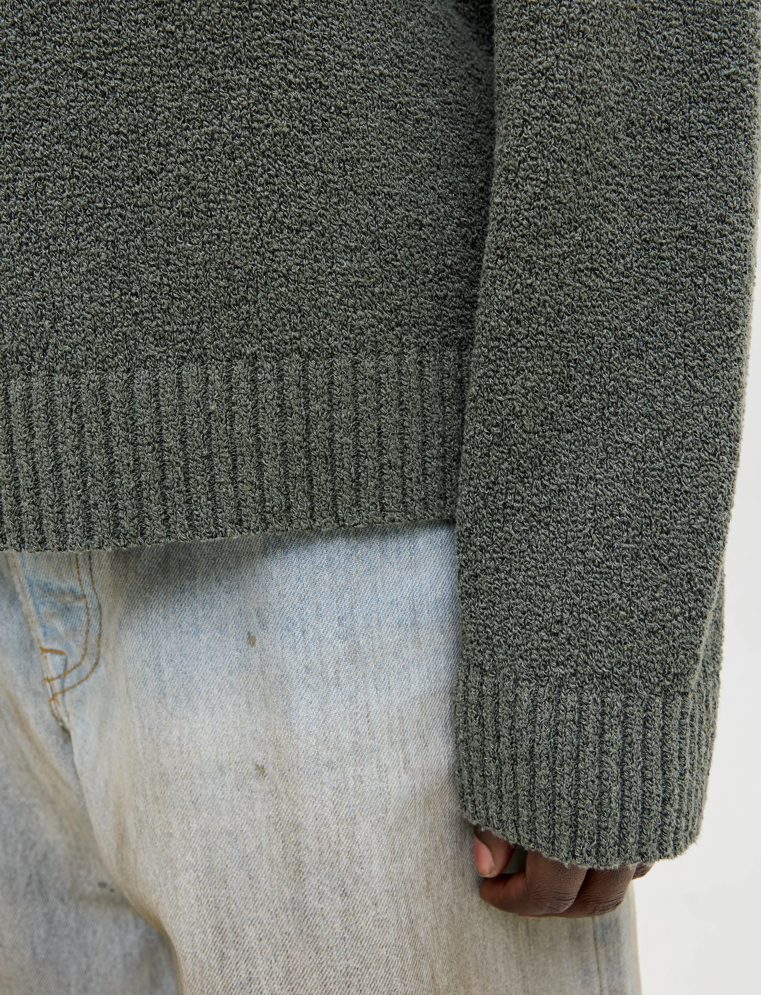 Jack & Jones - JORNORREBRO CATSKILLS KNIT CREW NECK SN - rund hals - olive night - 4