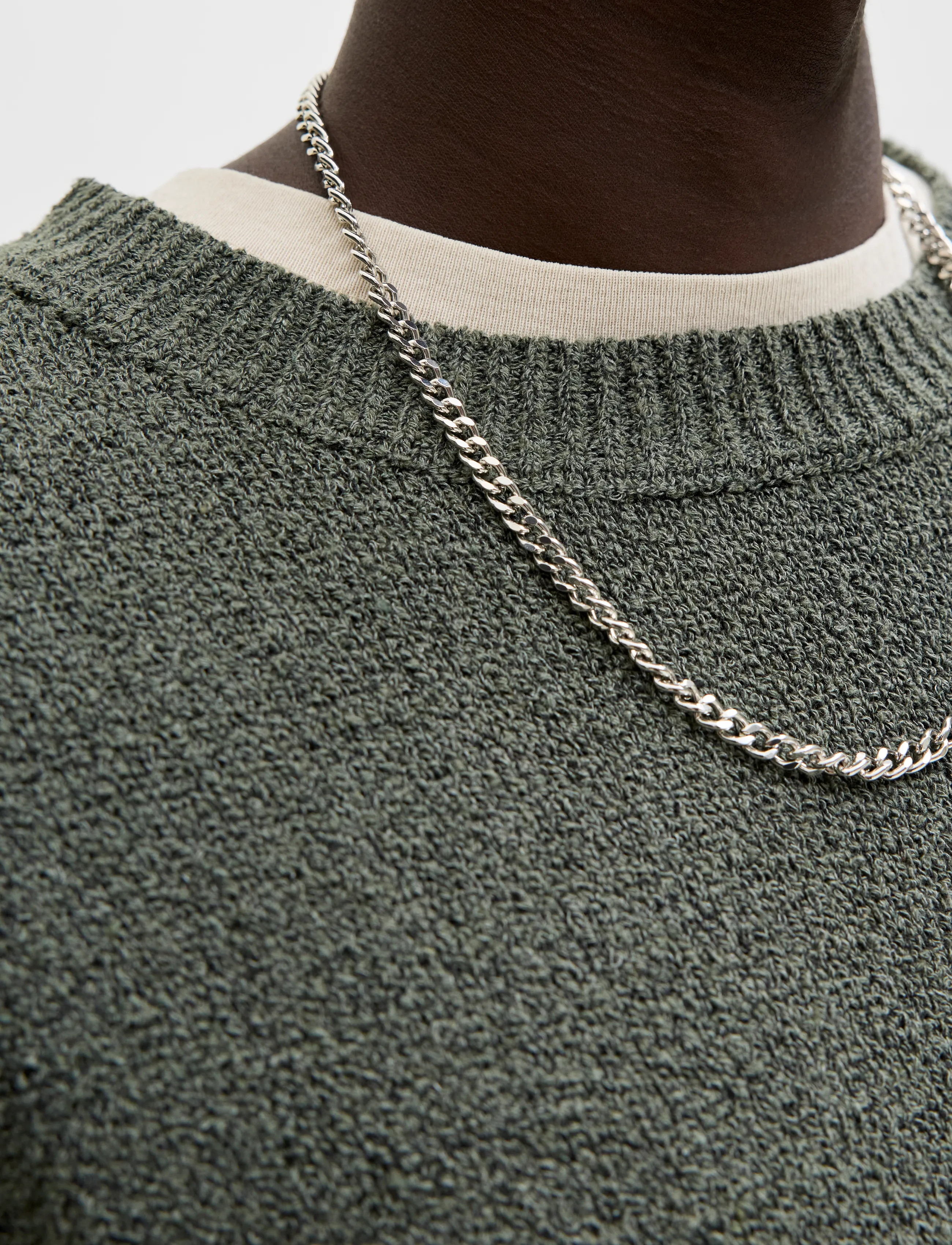 JACK & JONES Jornorrebro Catskills Knit Crew Neck Sn stickade tröjor herr – bild 6
