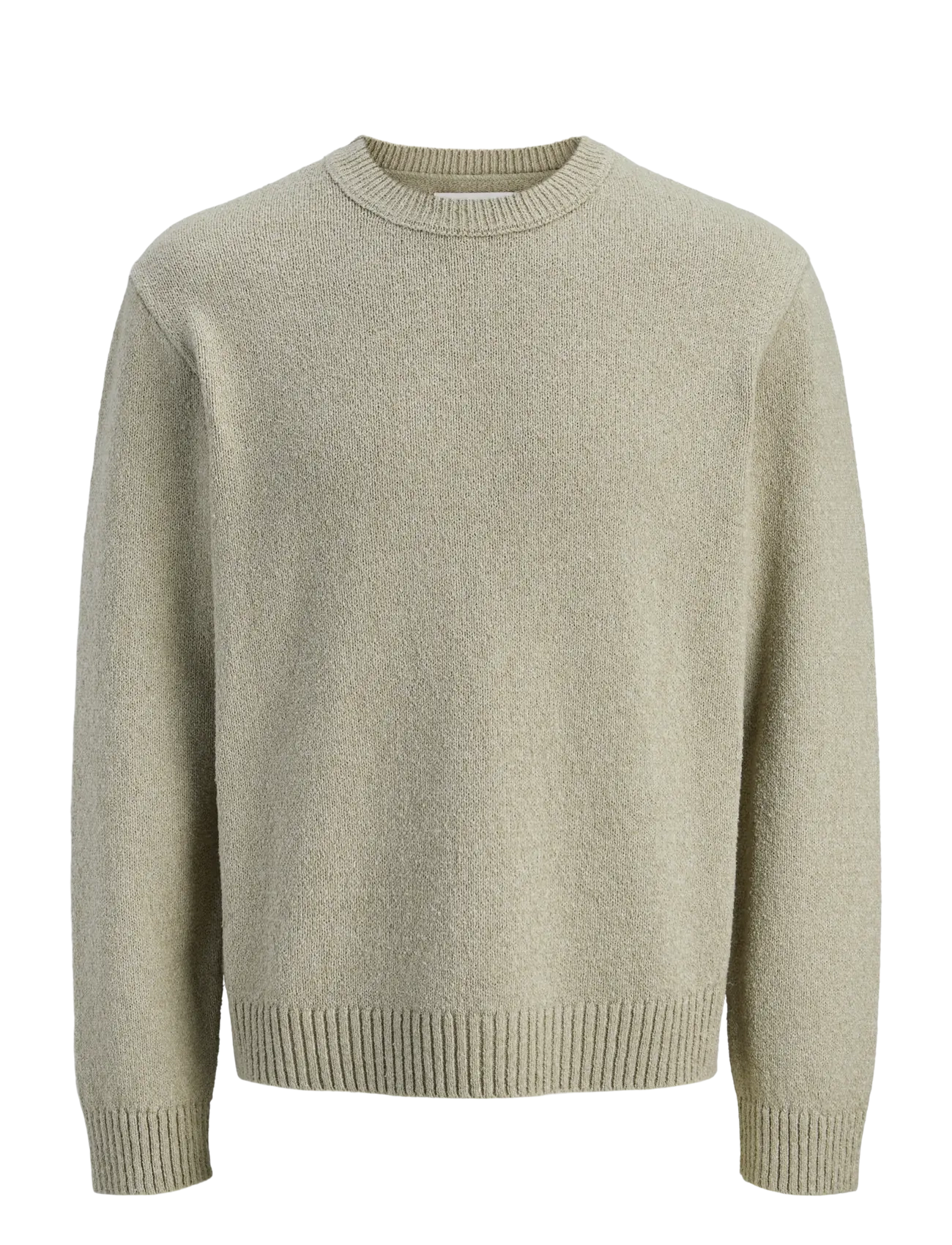Jack & Jones JORNORREBRO CATSKILLS KNIT CREW NECK SN - Strickmode - SEAGRASS / beige
