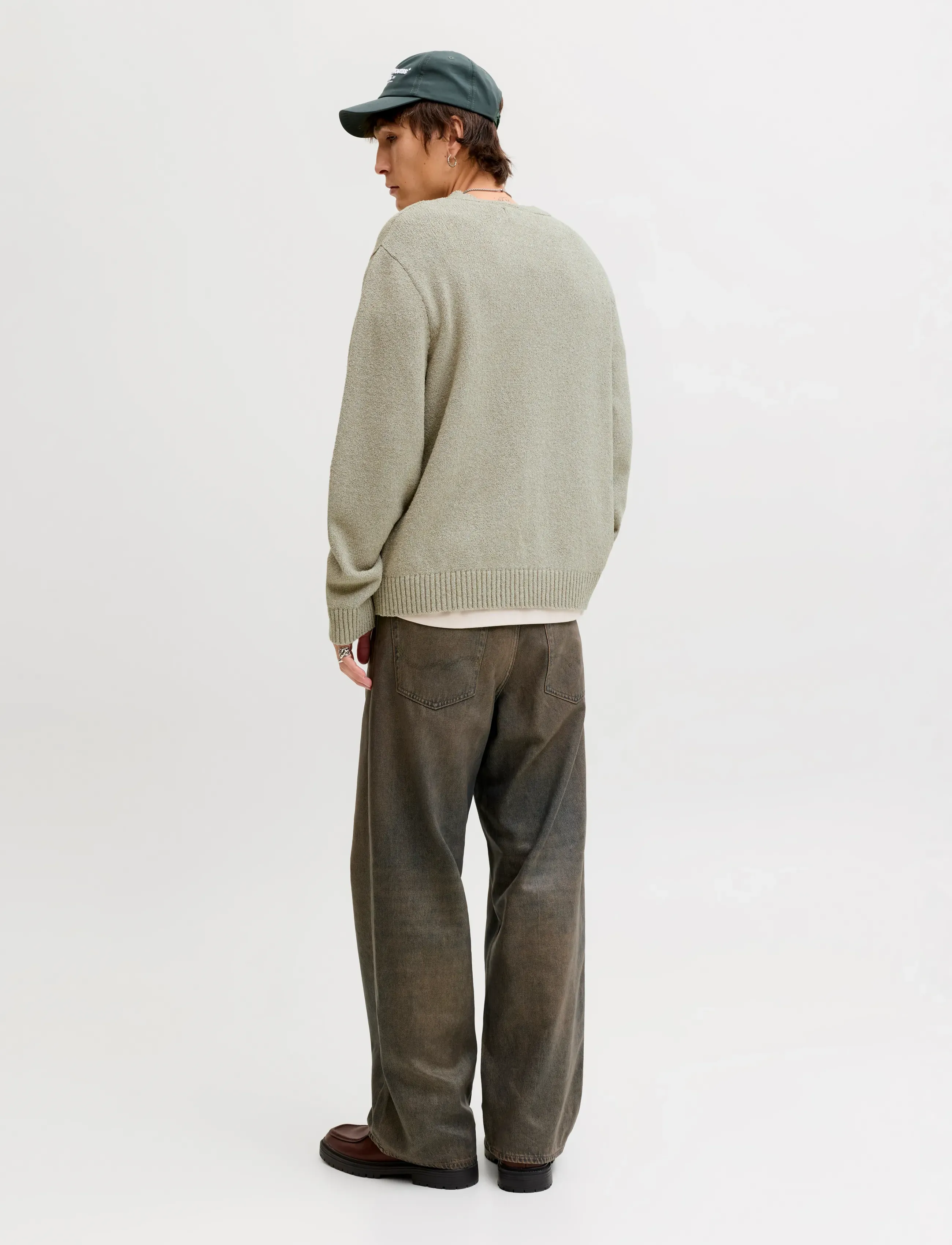 Jack & Jones - JORNORREBRO CATSKILLS KNIT CREW NECK SN - rund hals - seagrass - 2