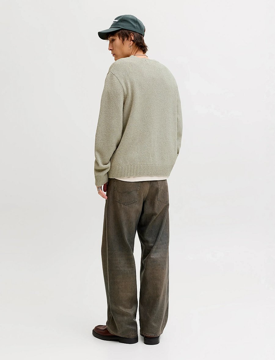 Jack & Jones - JORNORREBRO CATSKILLS KNIT CREW NECK SN - rund hals - seagrass - 2
