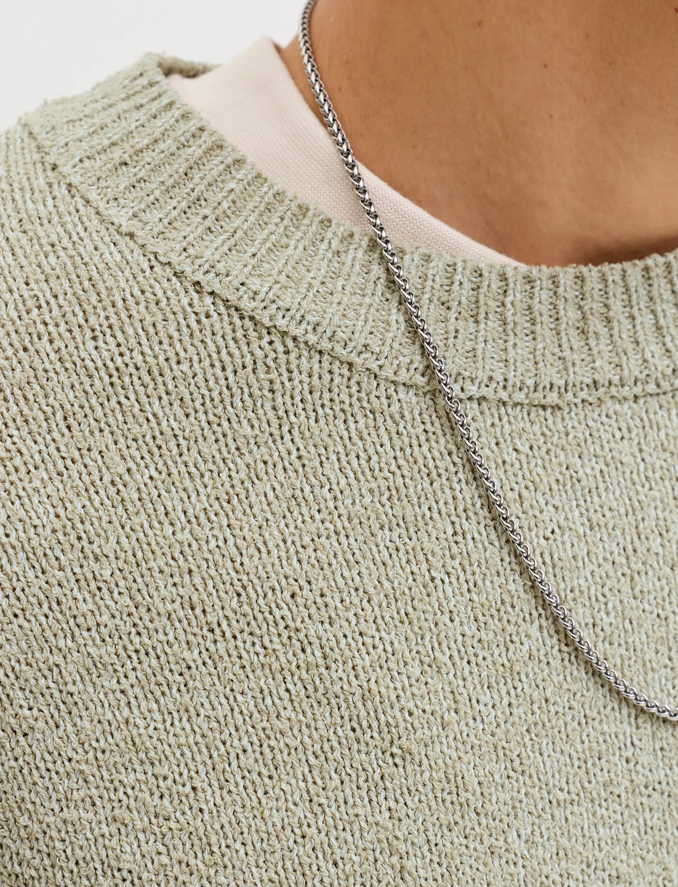 Jack & Jones - JORNORREBRO CATSKILLS KNIT CREW NECK SN - rund hals - seagrass - 4