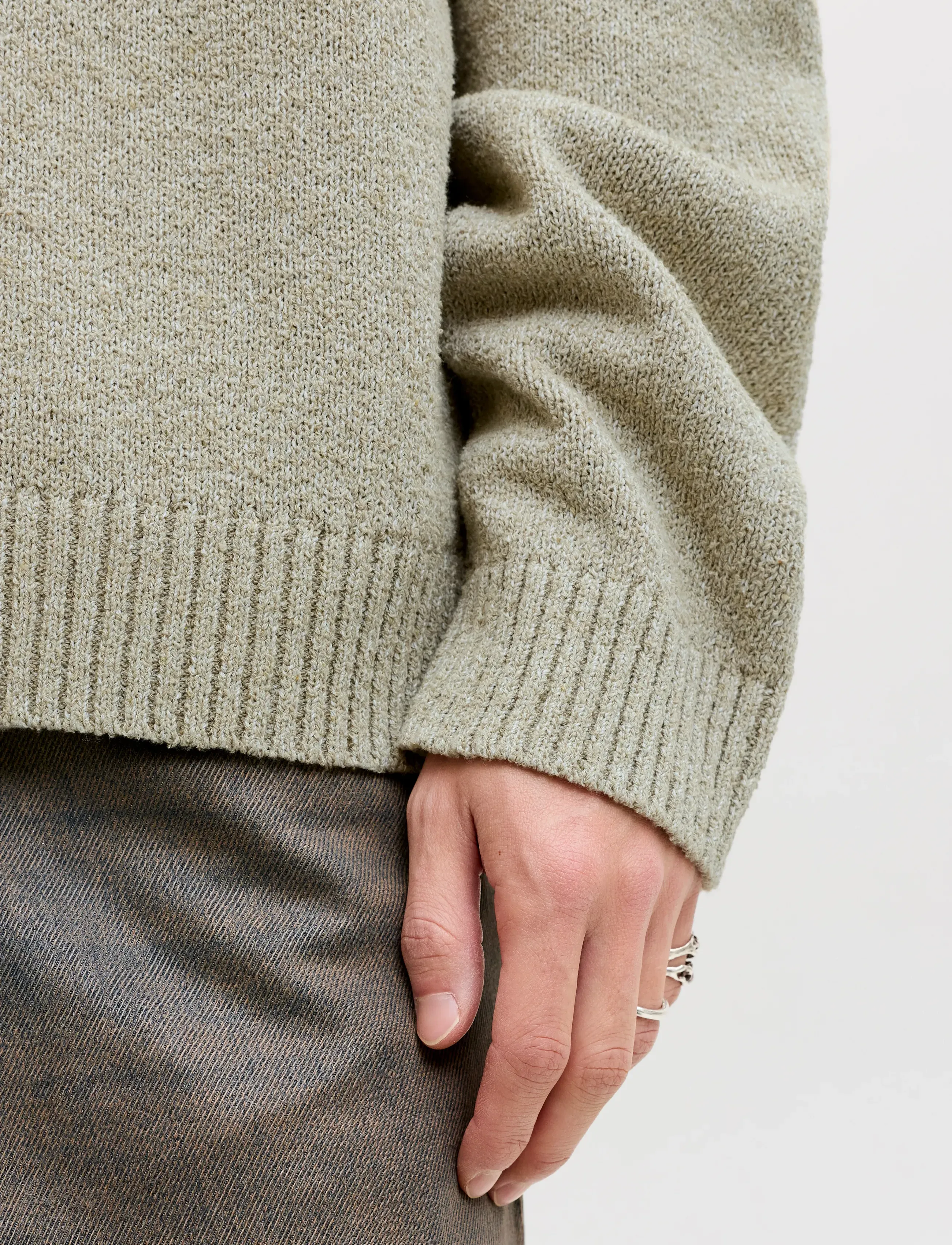 JACK & JONES Jornorrebro Catskills Knit Crew Neck Sn stickade tröjor herr – bild 6
