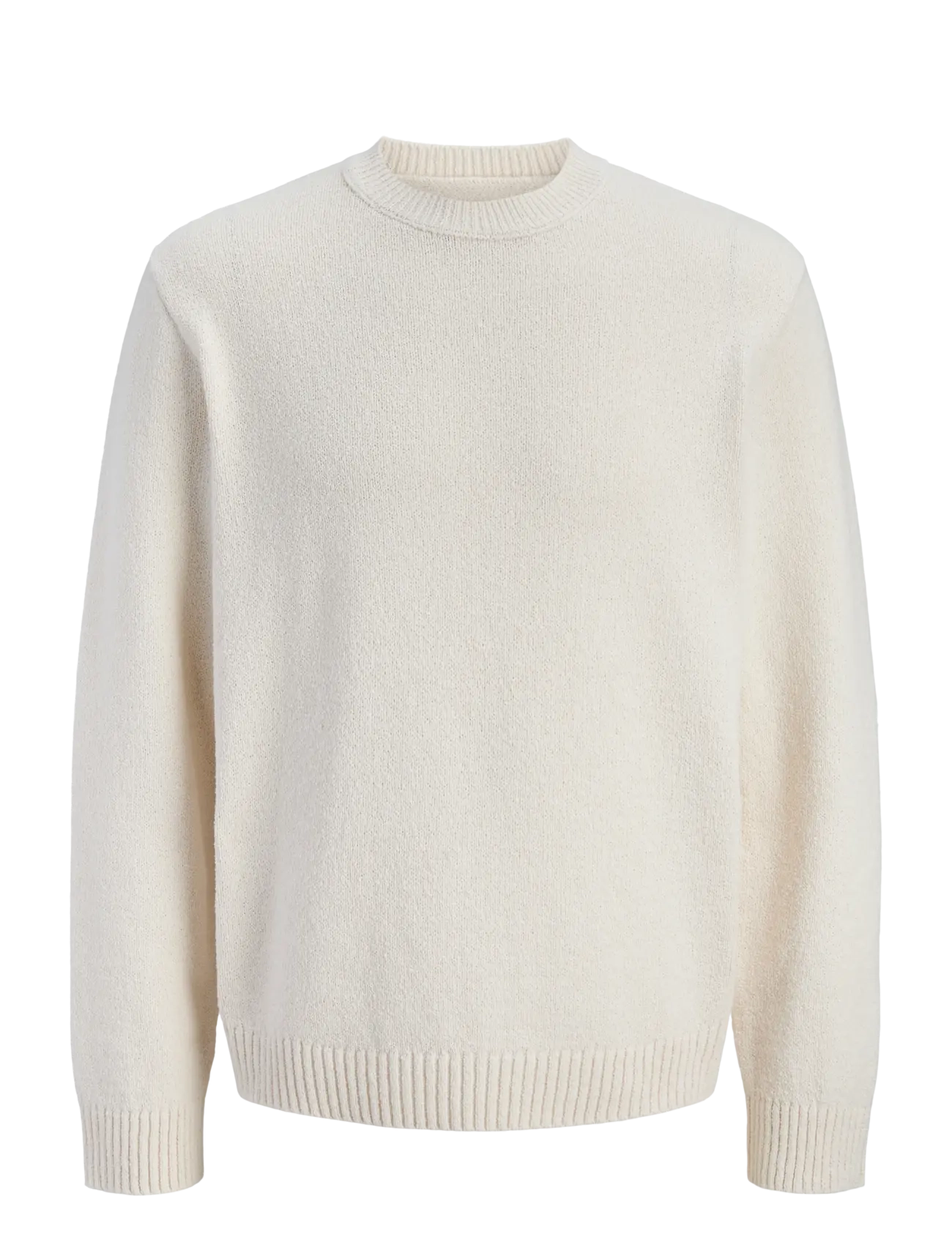 JACK & JONES Jornorrebro Catskills Knit Crew Neck Sn Weiß - XL - Herren