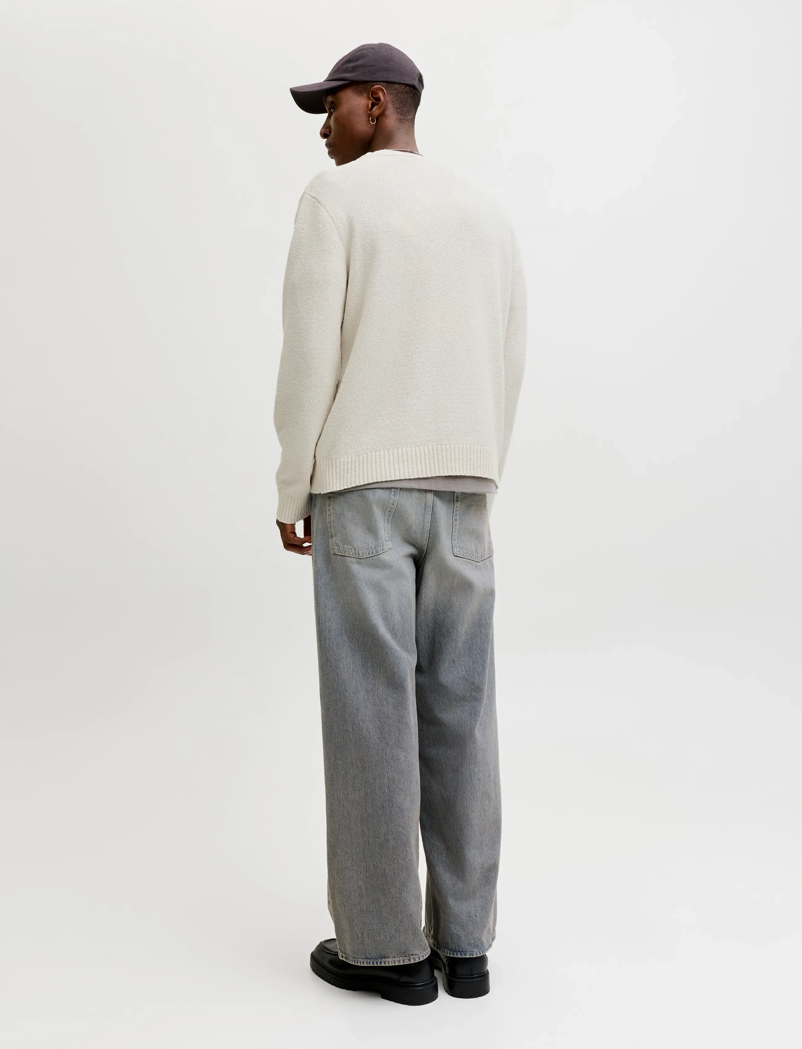 Jack & Jones - JORNORREBRO CATSKILLS KNIT CREW NECK SN - rund hals - sea salt - 2