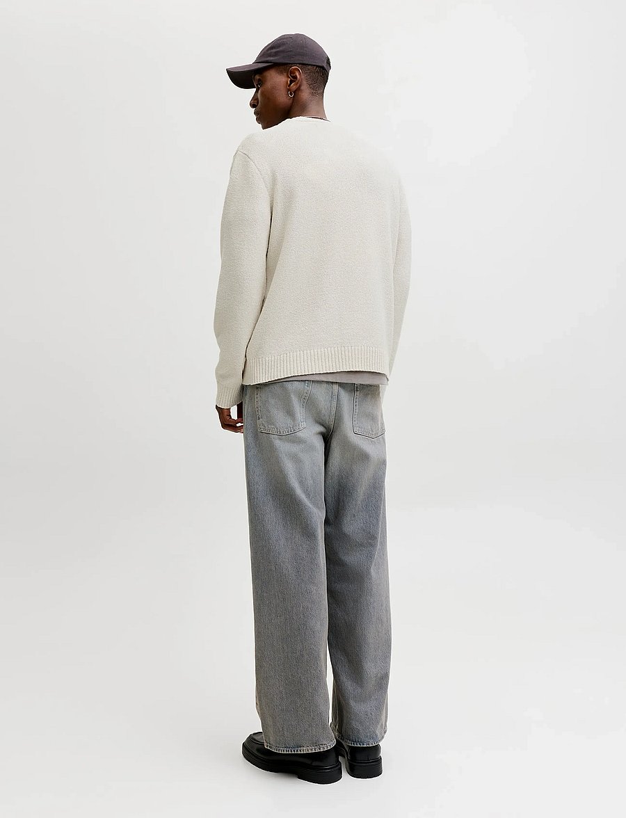 Jack & Jones - JORNORREBRO CATSKILLS KNIT CREW NECK SN - rund hals - sea salt - 2