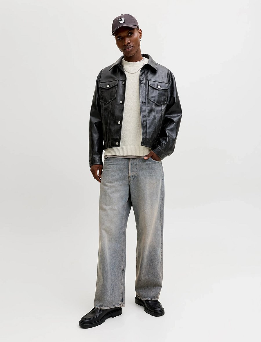 Jack & Jones - JORNORREBRO CATSKILLS KNIT CREW NECK SN - rund hals - sea salt - 3