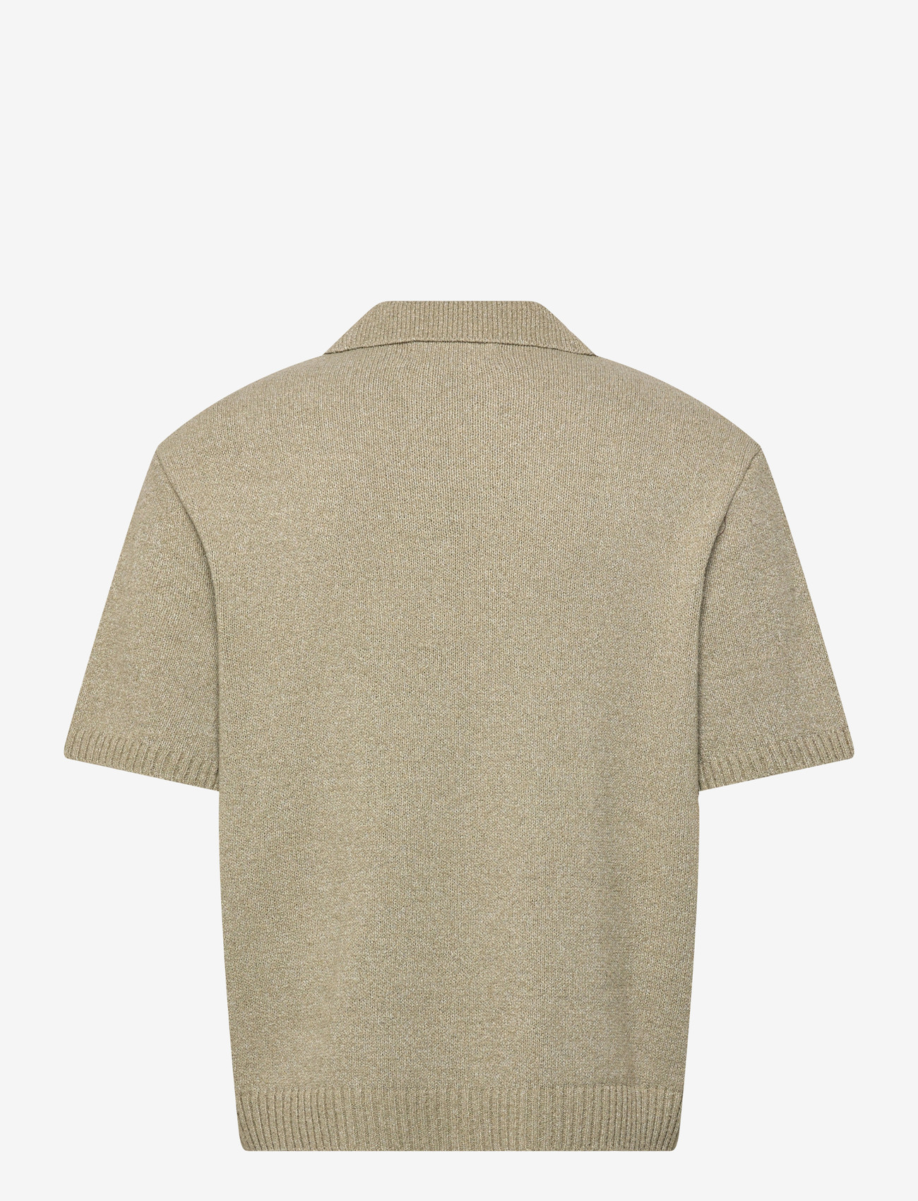 Jack & Jones - JORCATSKILLS KNIT SS SPLIT NECK POLO - laveste priser - seagrass - 1