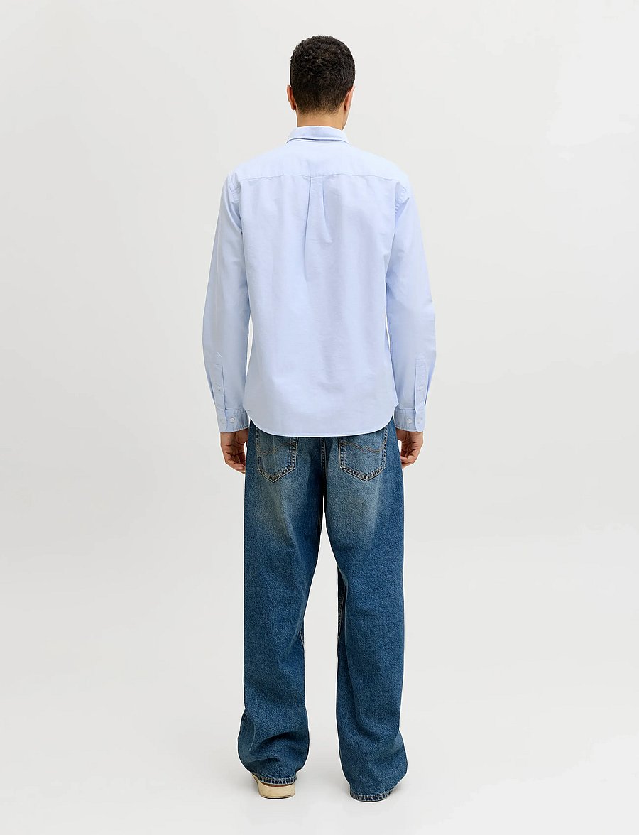 Jack & Jones - JJEHARVEY OXFORD L/S SHIRT NOOS - oxford skjorter - chambray blue - 2