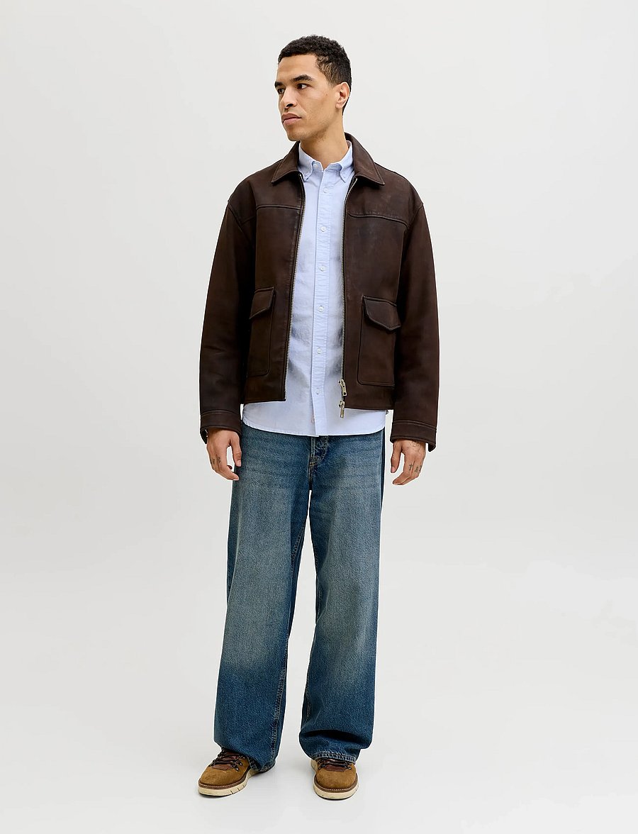 Jack & Jones - JJEHARVEY OXFORD L/S SHIRT NOOS - oxford skjorter - chambray blue - 3