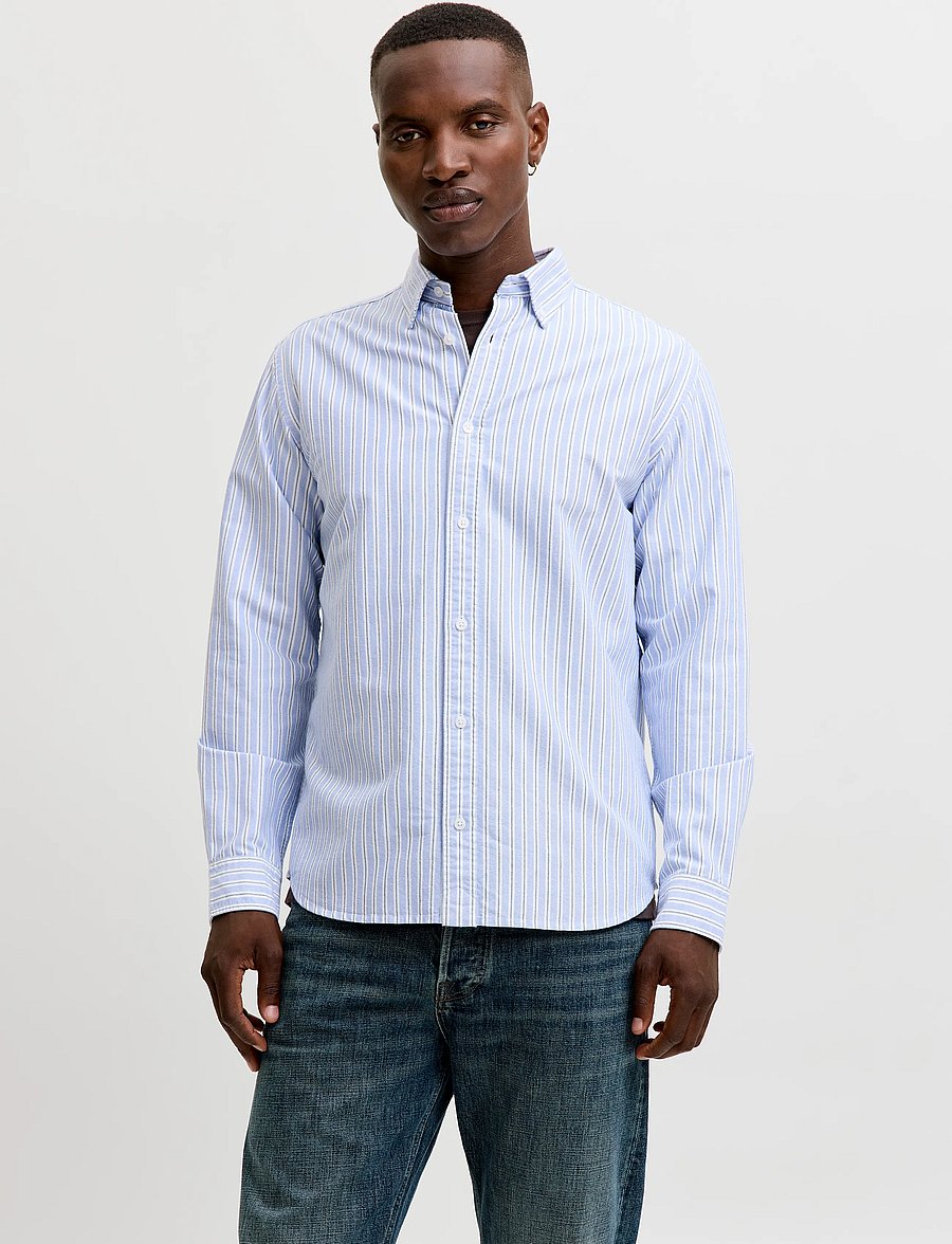 Jack & Jones - JJEHARVEY OXFORD L/S SHIRT NOOS - oxford-hemden - infinity - 0