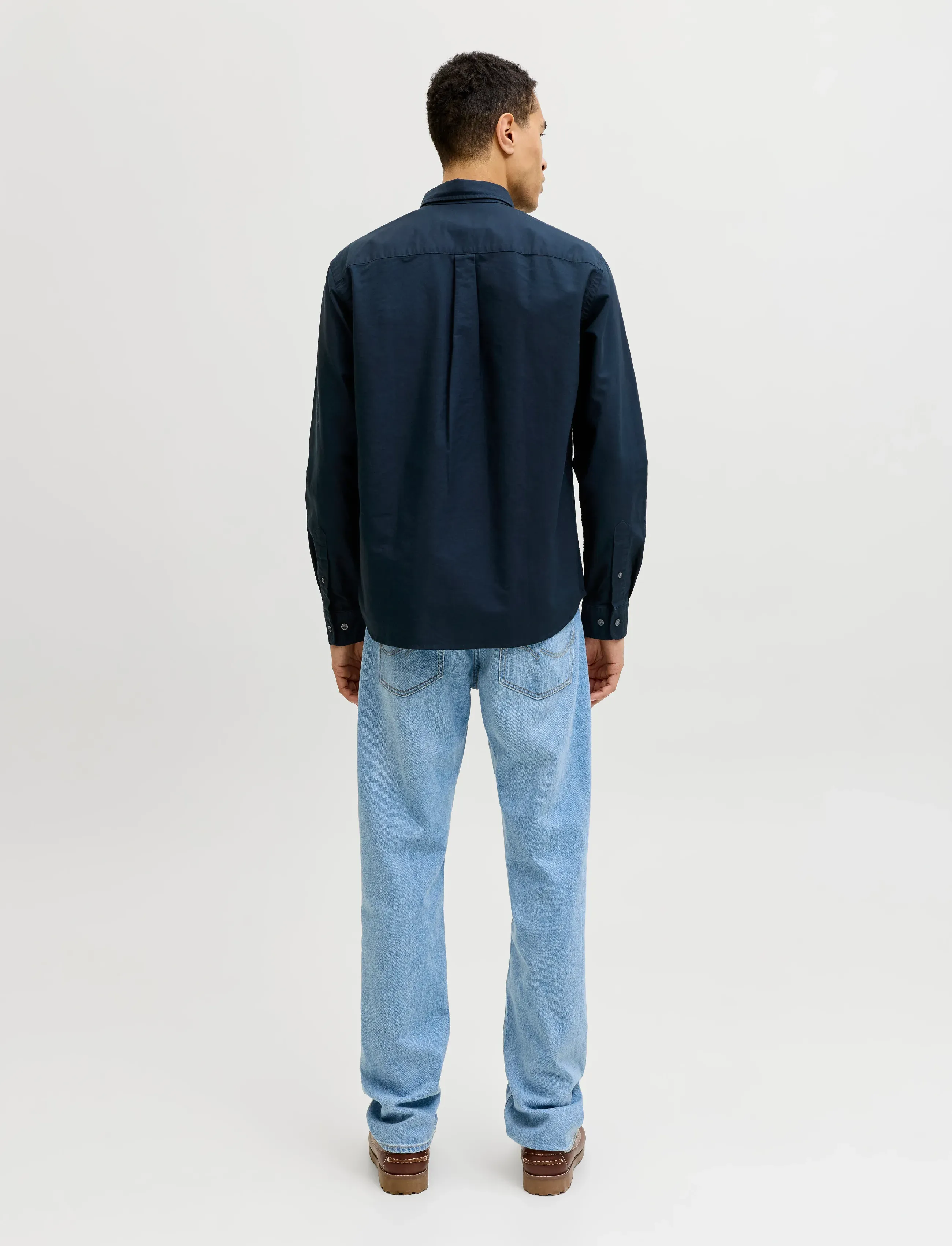 Jack & Jones - JJEHARVEY OXFORD L/S SHIRT NOOS - oxford skjorter - sky captain - 2