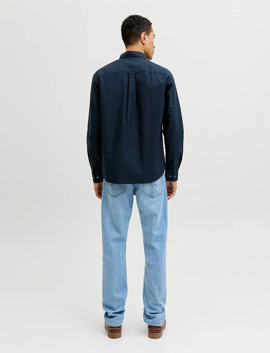 Jack & Jones - JJEHARVEY OXFORD L/S SHIRT NOOS - oxford skjorter - sky captain - 2