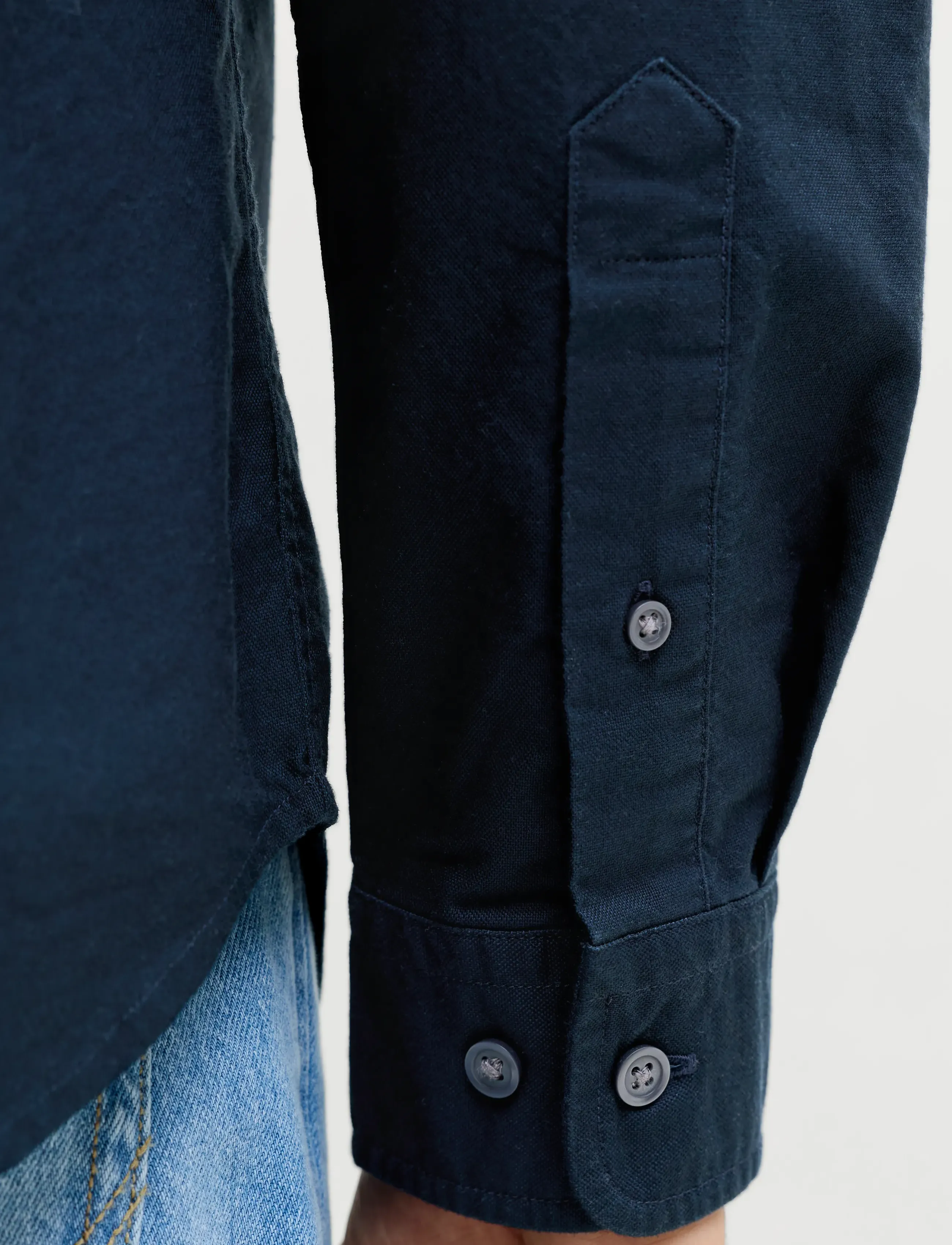 Jack & Jones - JJEHARVEY OXFORD L/S SHIRT NOOS - oxford skjorter - sky captain - 4