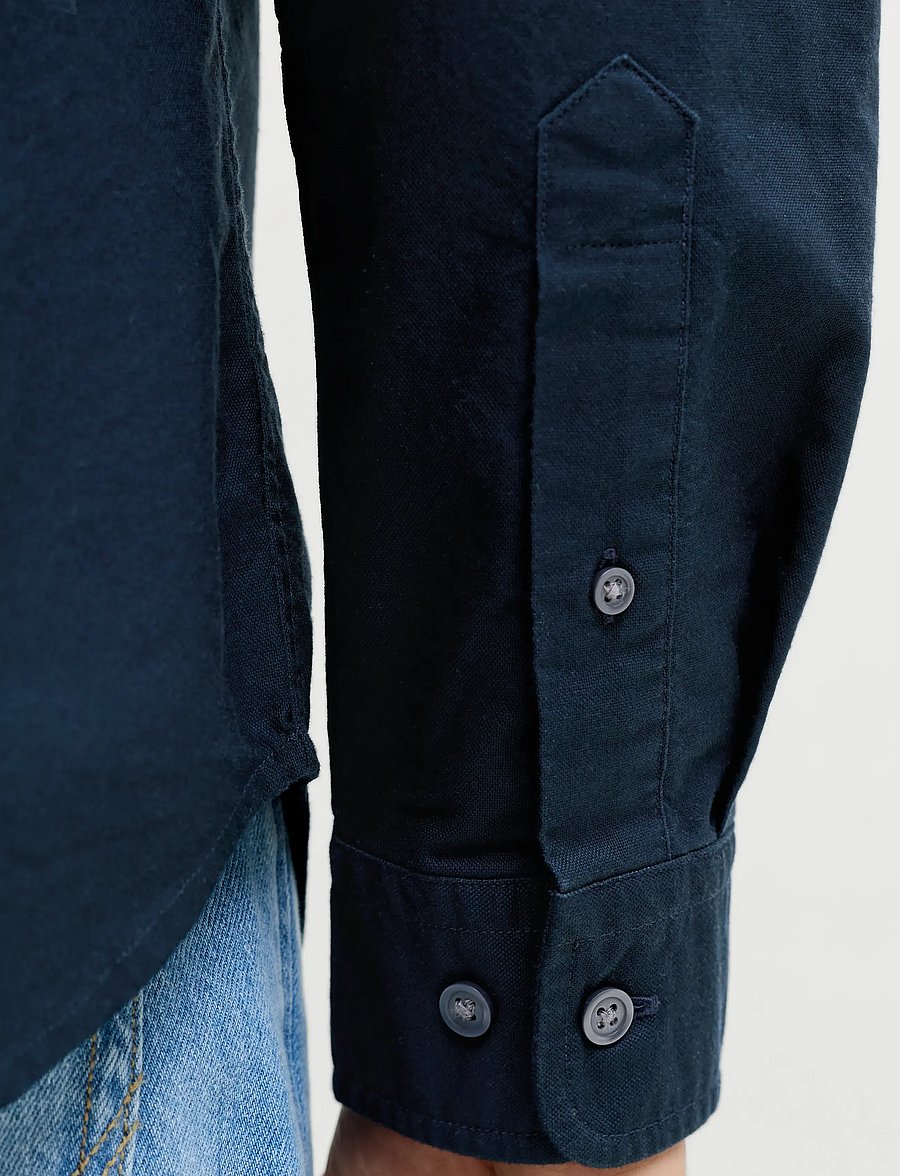 Jack & Jones - JJEHARVEY OXFORD L/S SHIRT NOOS - oxford skjorter - sky captain - 4