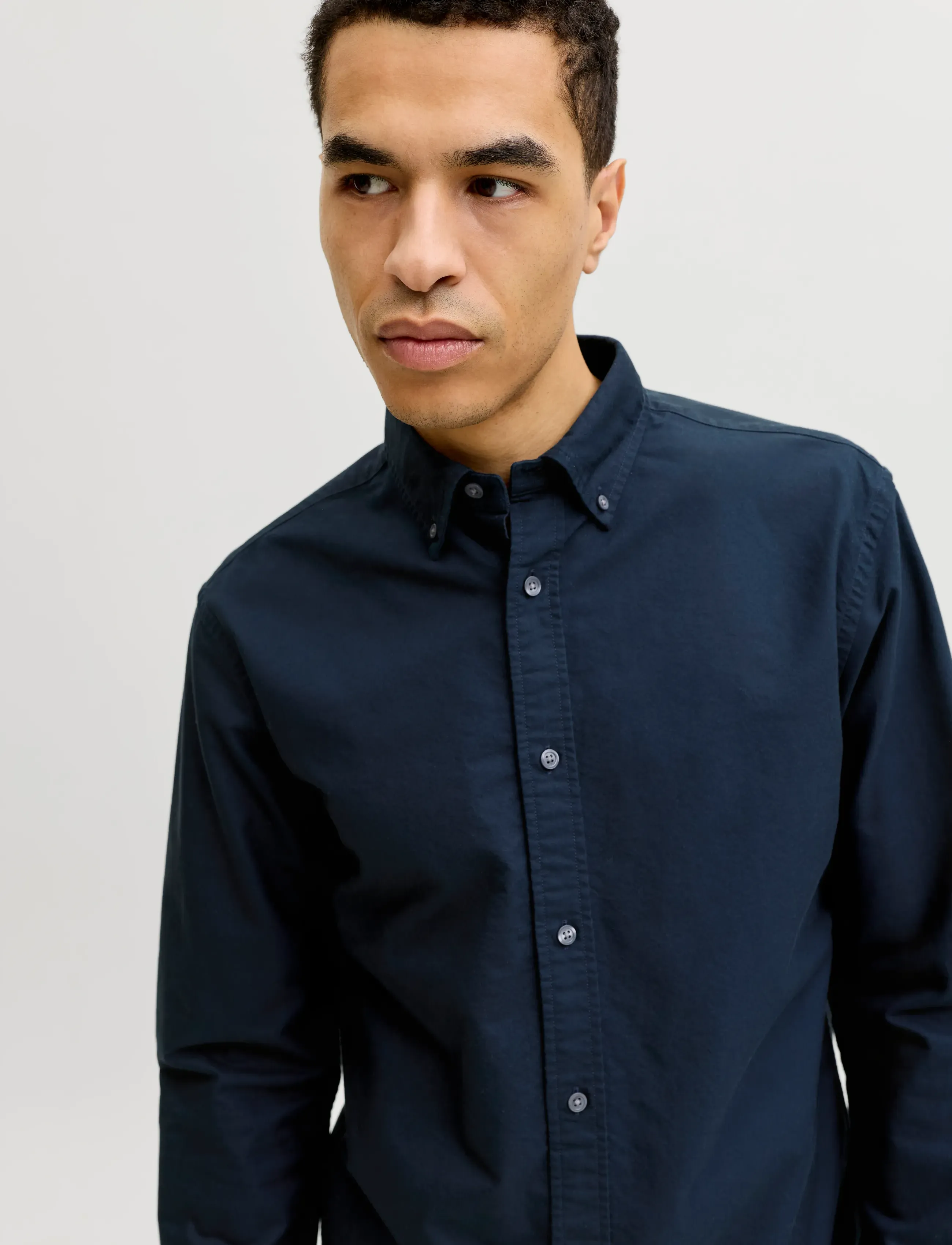 Jack & Jones - JJEHARVEY OXFORD L/S SHIRT NOOS - oxford skjorter - sky captain - 5