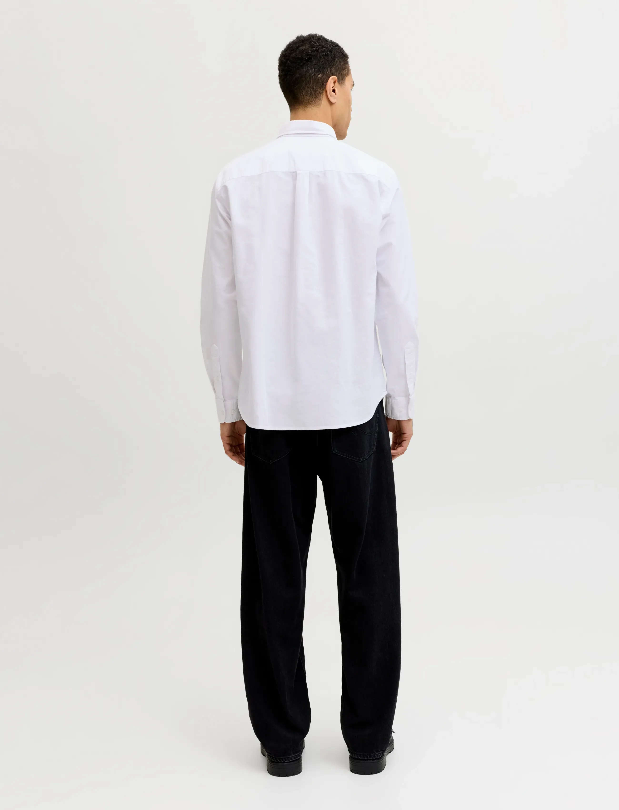 Jack & Jones - JJEHARVEY OXFORD L/S SHIRT NOOS - oxford skjorter - white - 2
