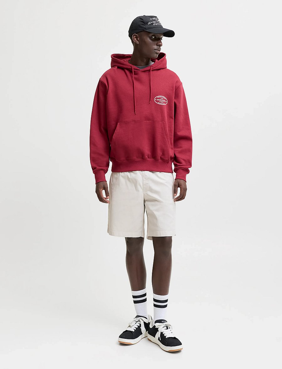Jack & Jones - JPSTJAIDEN CARTER WASH DOB SHORTS REG SN - casual shorts - jet stream - 4
