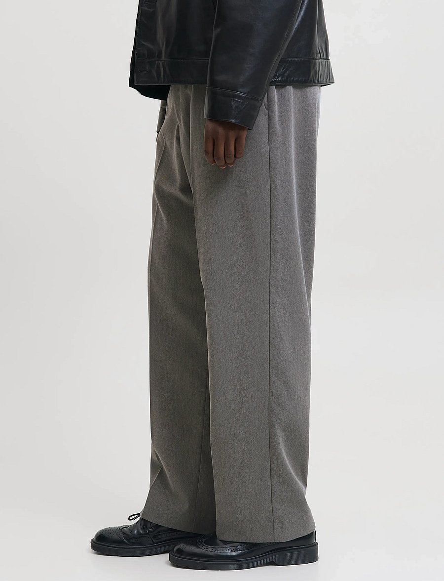 Jack & Jones - JPSTBILL TOBY CHINO NOOS - chino's - grey melange - 4