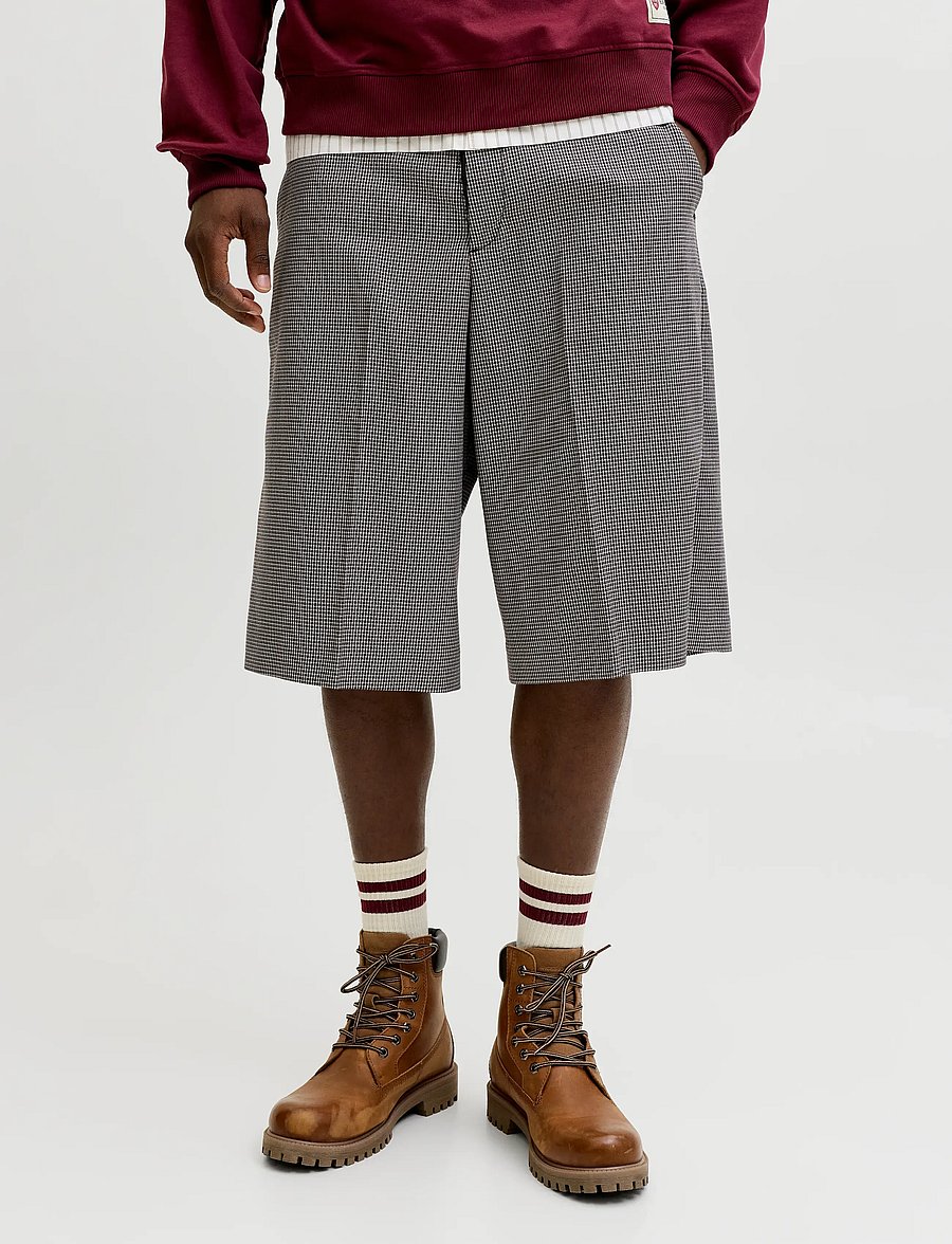 Jack & Jones - JPSTOWEN TOBY CHINO SHORTS XLNG LN - chinos shorts - crocodile - 0