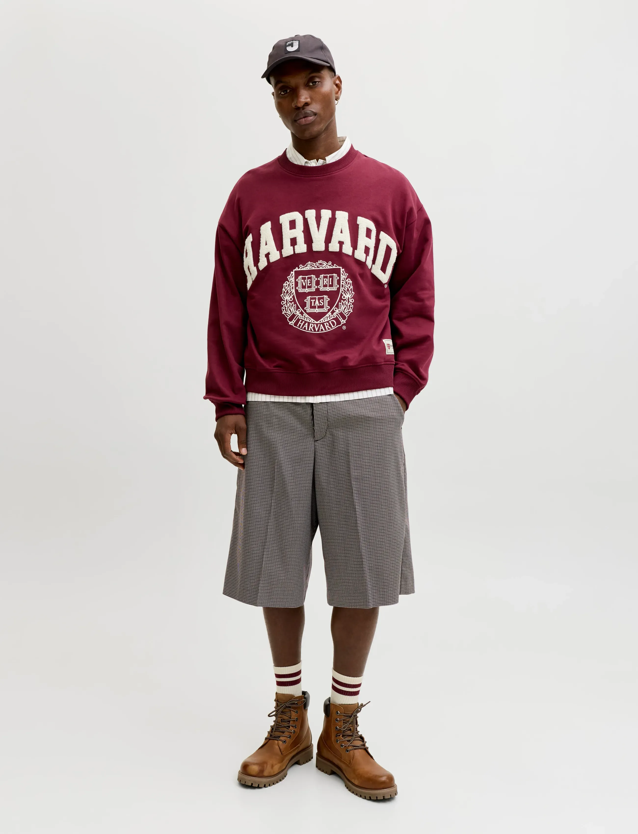 Jack & Jones - JPSTOWEN TOBY CHINO SHORTS XLNG LN - chinos shorts - crocodile - 4