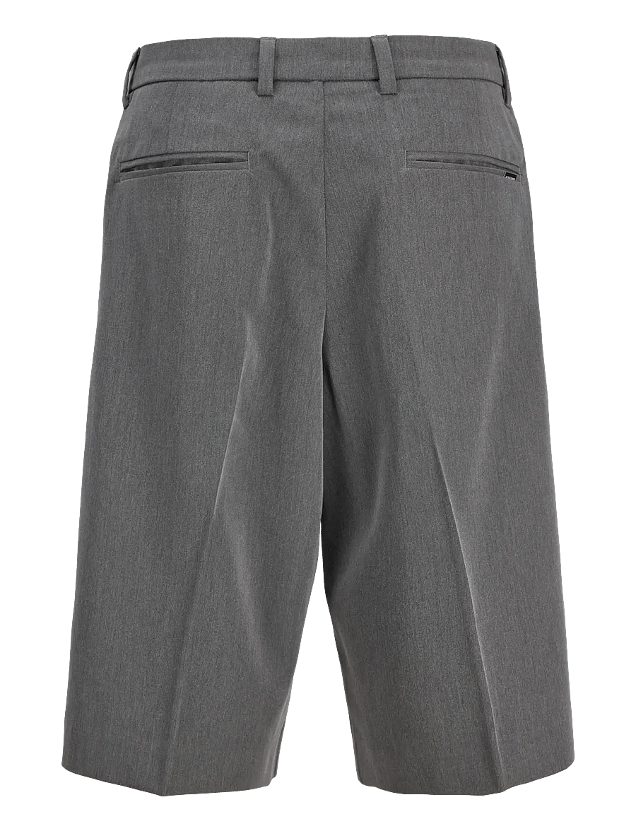 Jack & Jones - JPSTOWEN TOBY CHINO SHORTS XLNG LN - chinos shorts - grey melange - 2