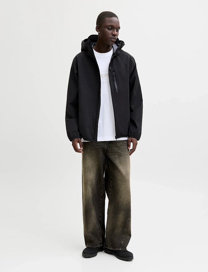 Jack & Jones - JCOFUSION TECHNICAL JACKET - outdoor jacken - black - 4