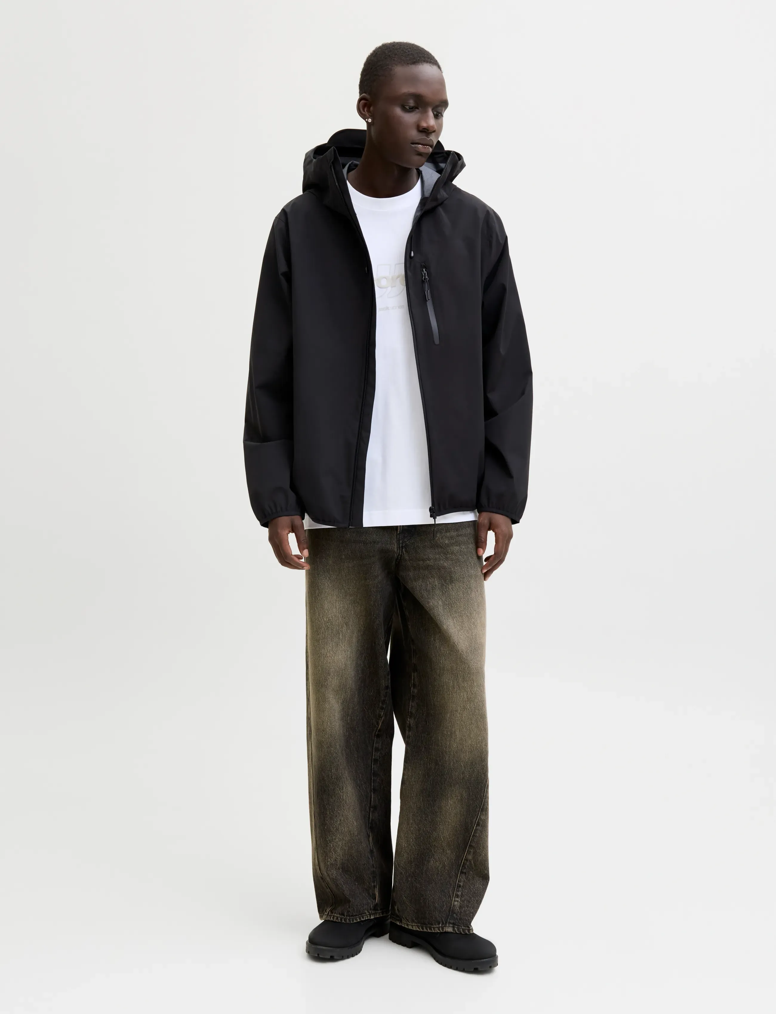 Jack & Jones - JCOFUSION TECHNICAL JACKET - jackor - black - 4