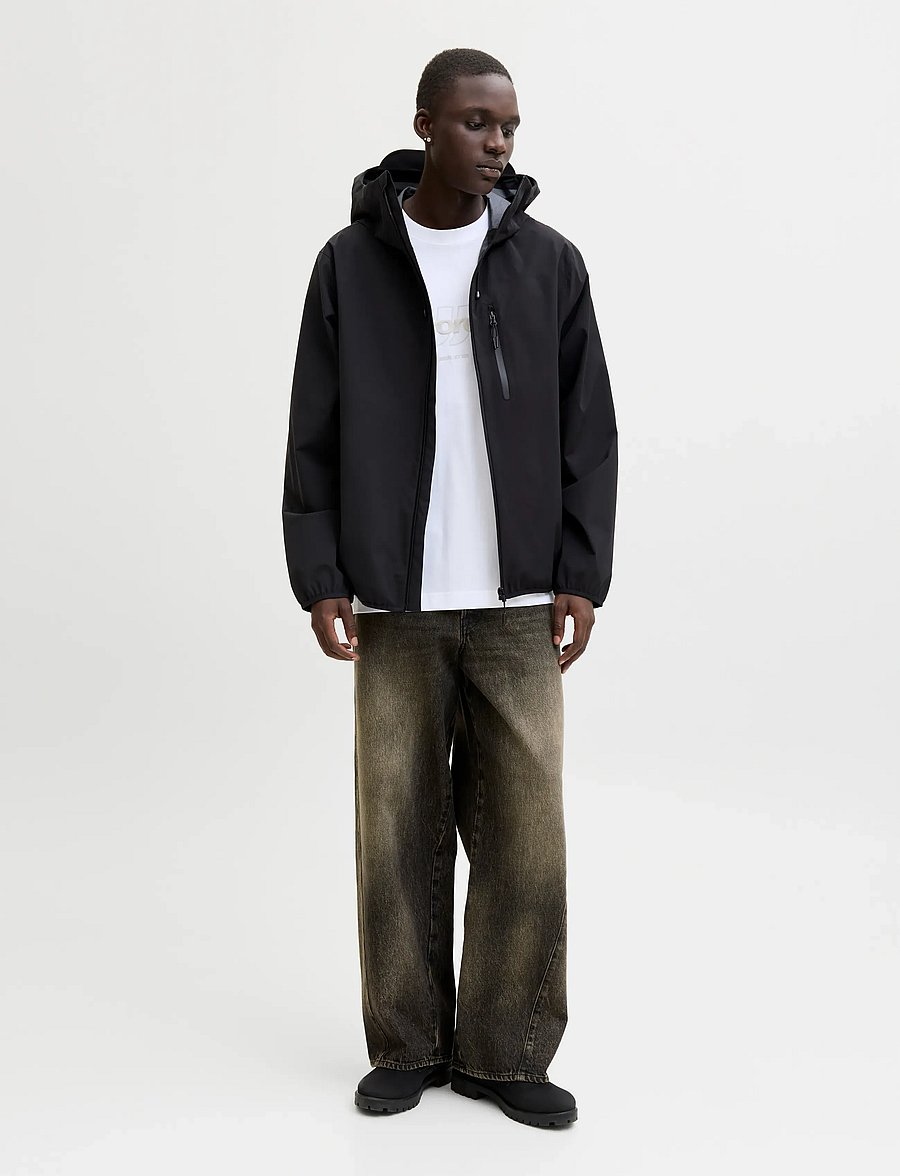 Jack & Jones - JCOFUSION TECHNICAL JACKET - outdoor jacken - black - 4