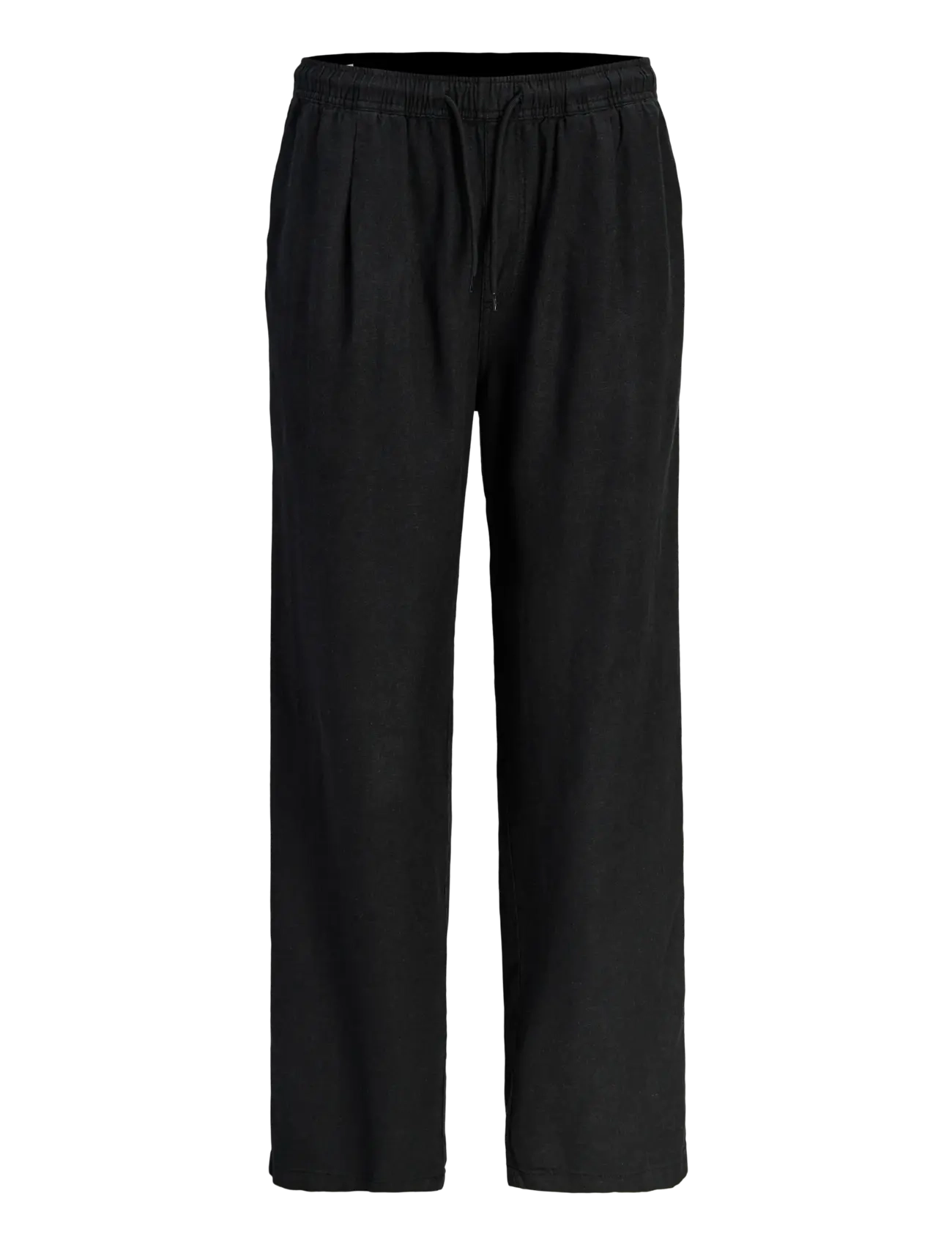 JACK & JONES Jpstbill Andros Vis Linen Blend Jogger Schwarz - XXL - Herren