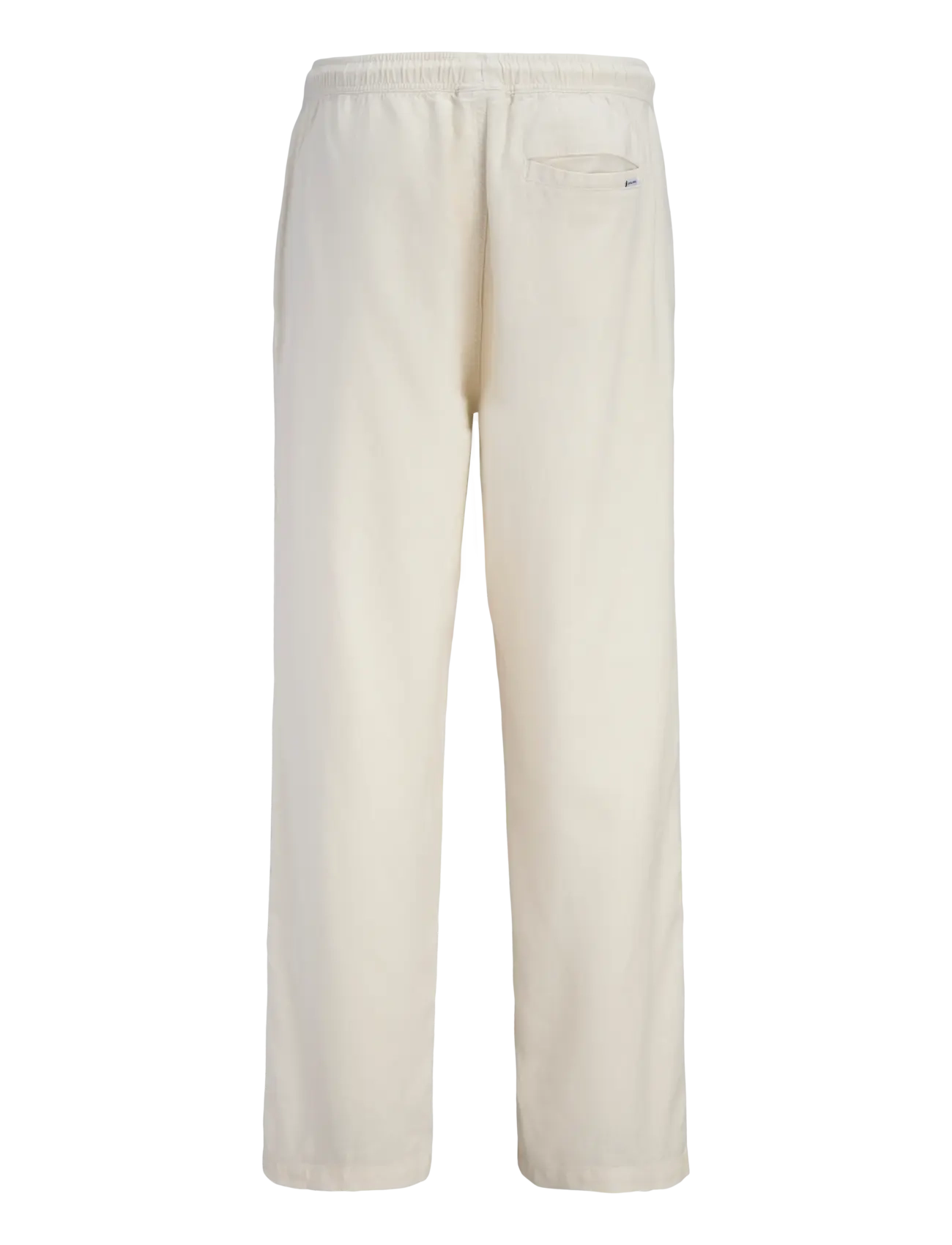 Jack & Jones - JPSTBILL ANDROS VIS LINEN BLEND JOGGER - linen trousers - cloud dancer - 2