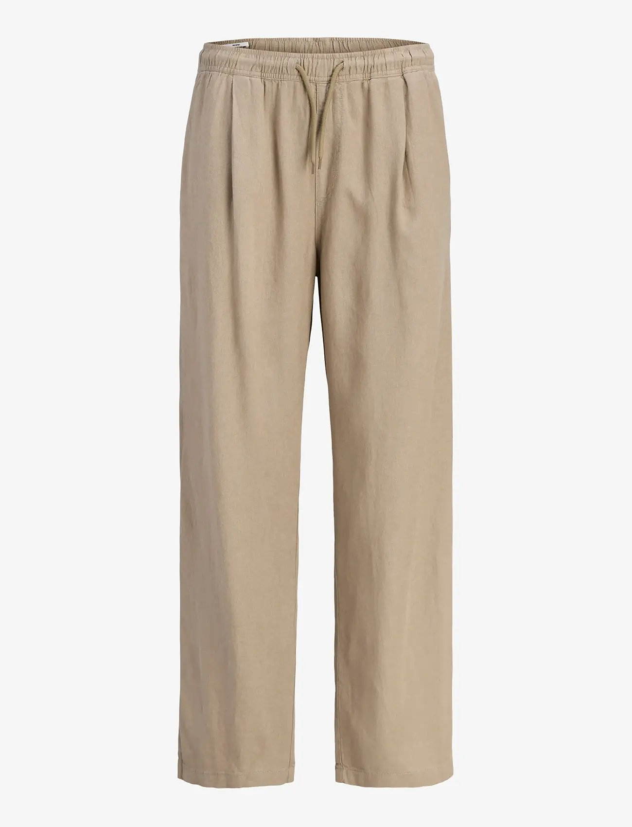 Jack & Jones - JPSTBILL ANDROS VIS LINEN BLEND JOGGER - linased püksid - vintage khaki - 1