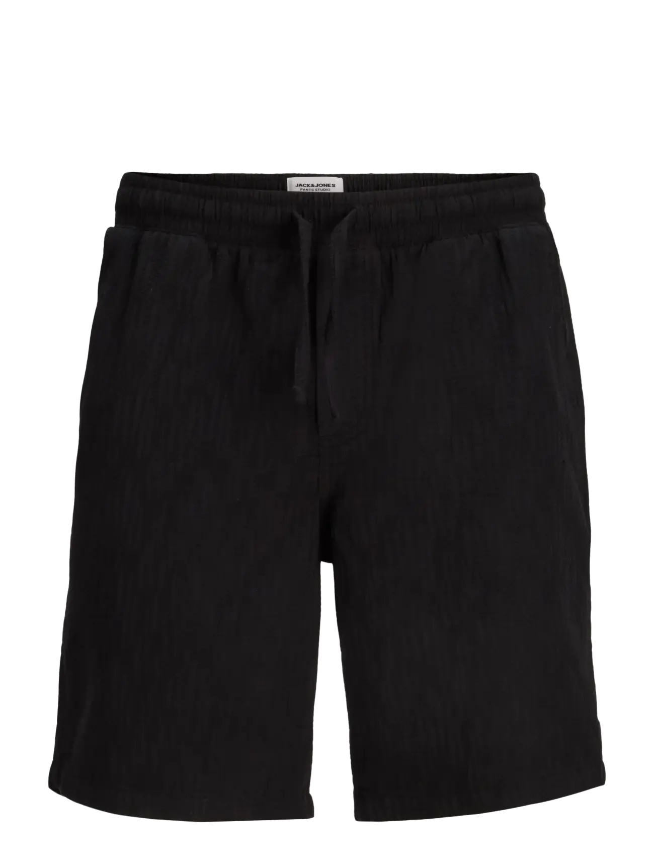 Jack & Jones JPSTJAIDEN WAVY JOGGER SHORT REG SN - Shorts - BLACK / black