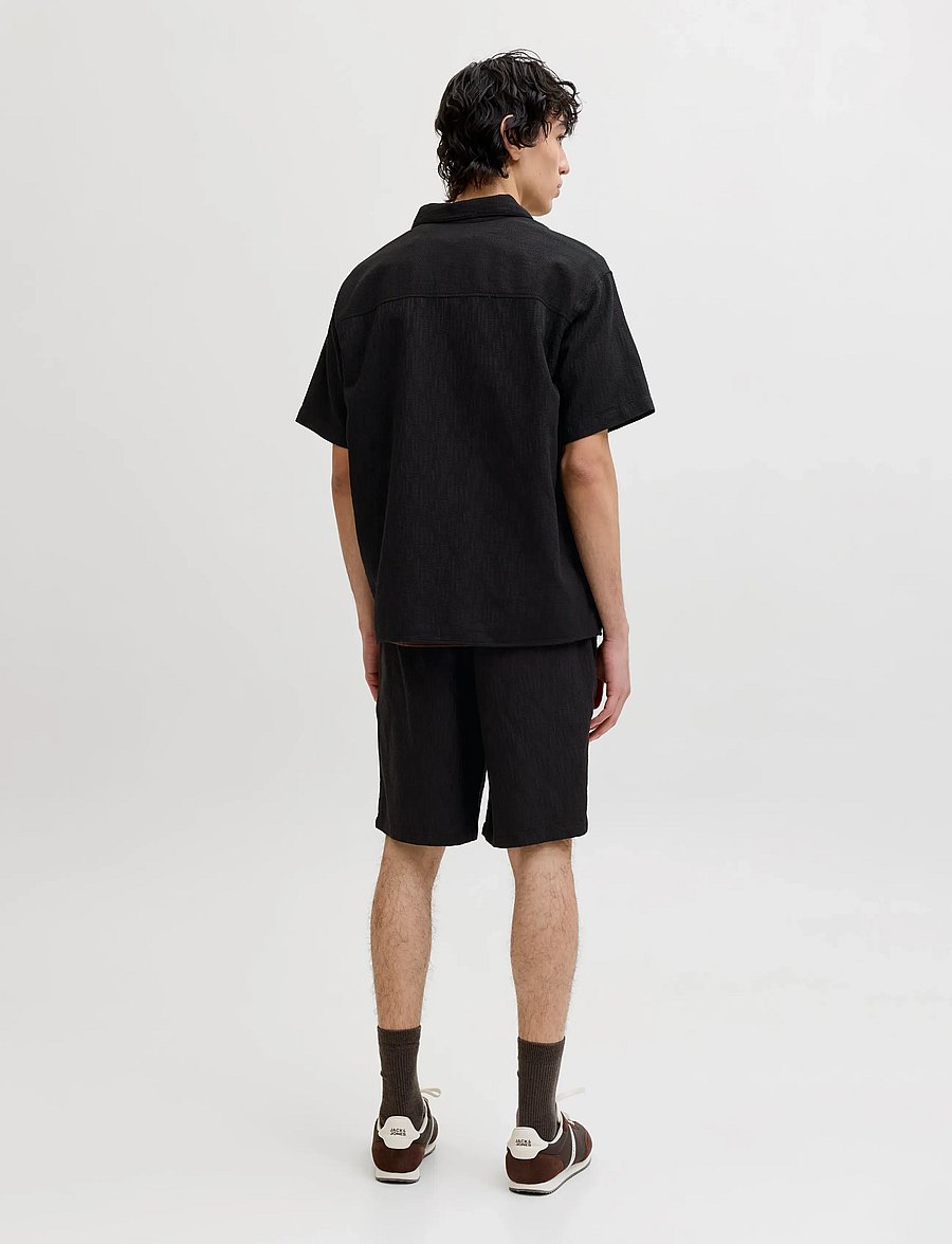 Jack & Jones - JPSTJAIDEN WAVY JOGGER SHORT REG SN - shorts - black - 3