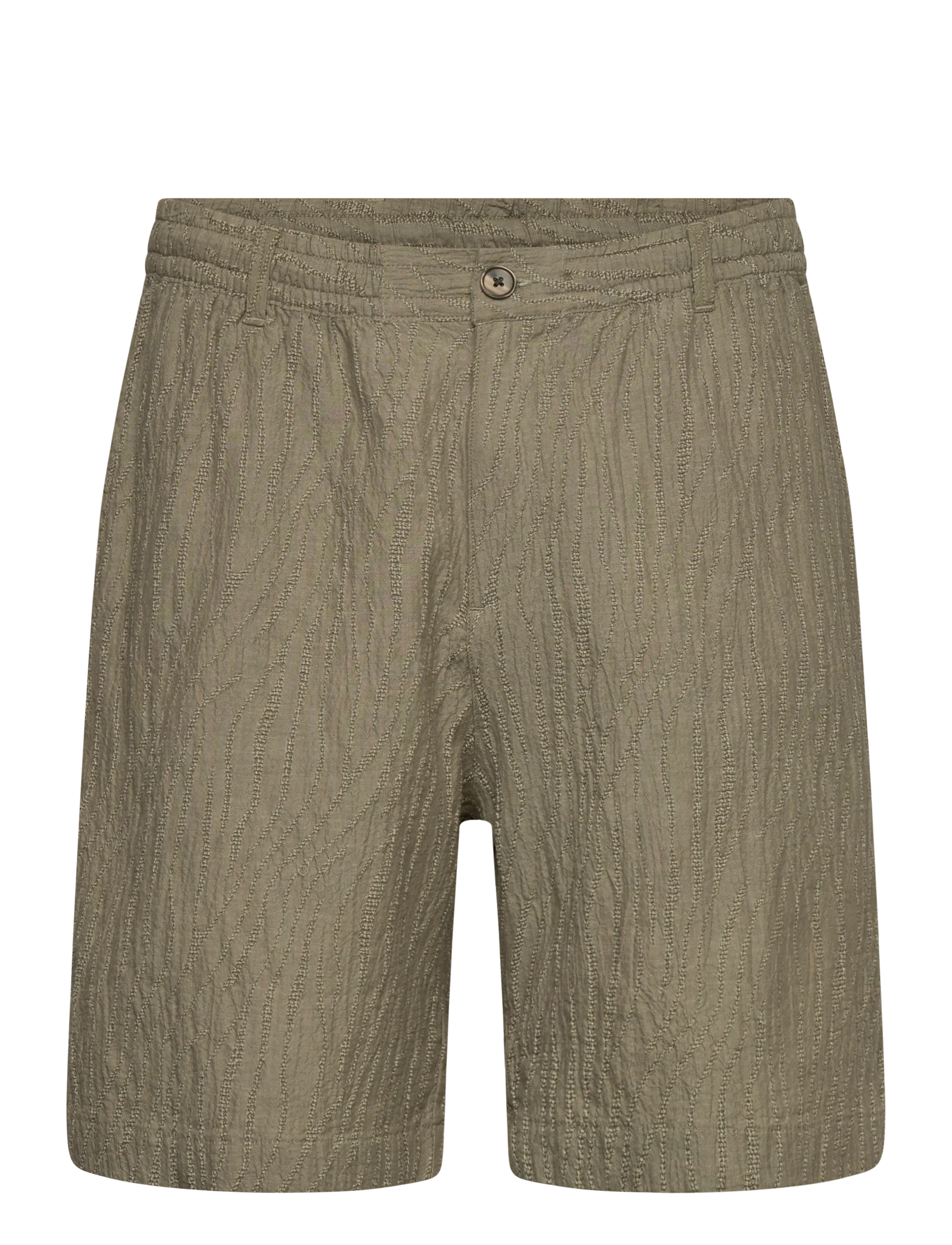 JACK & JONES Jpstbill Jake Jaquard Kurz Reg Khaki - M - Herren