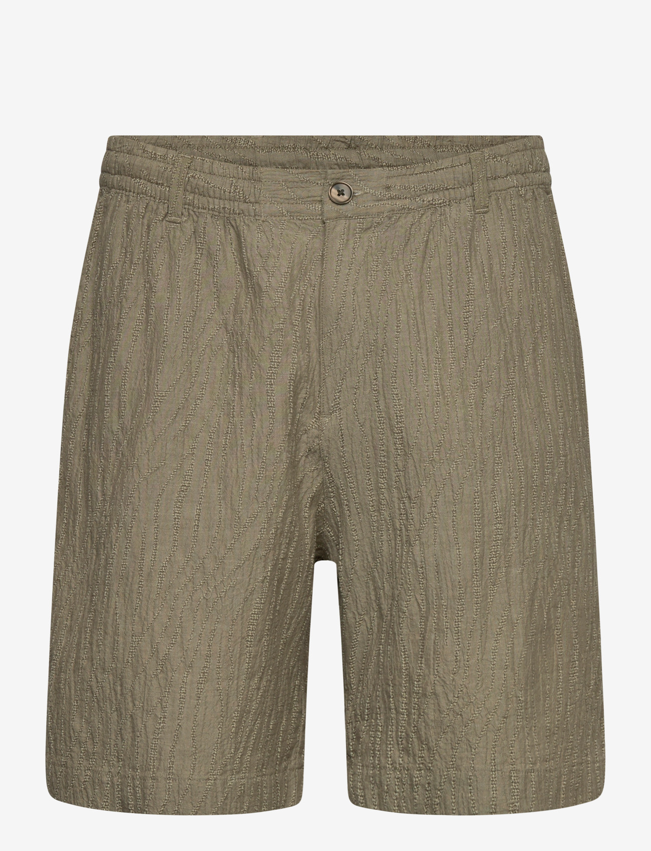 Jack & Jones - JPSTBILL JAKE JAQUARD SHORT REG - casual shorts - smokey olive - 0