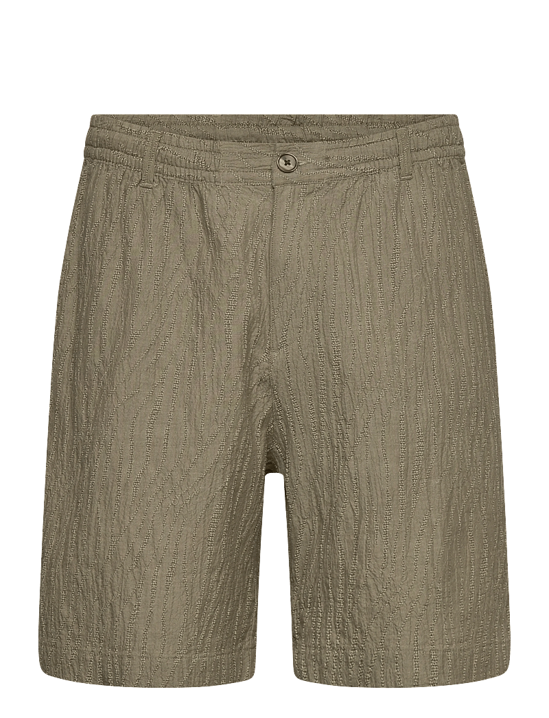Jack & Jones - JPSTBILL JAKE JAQUARD SHORT REG - casual shorts - smokey olive - 0
