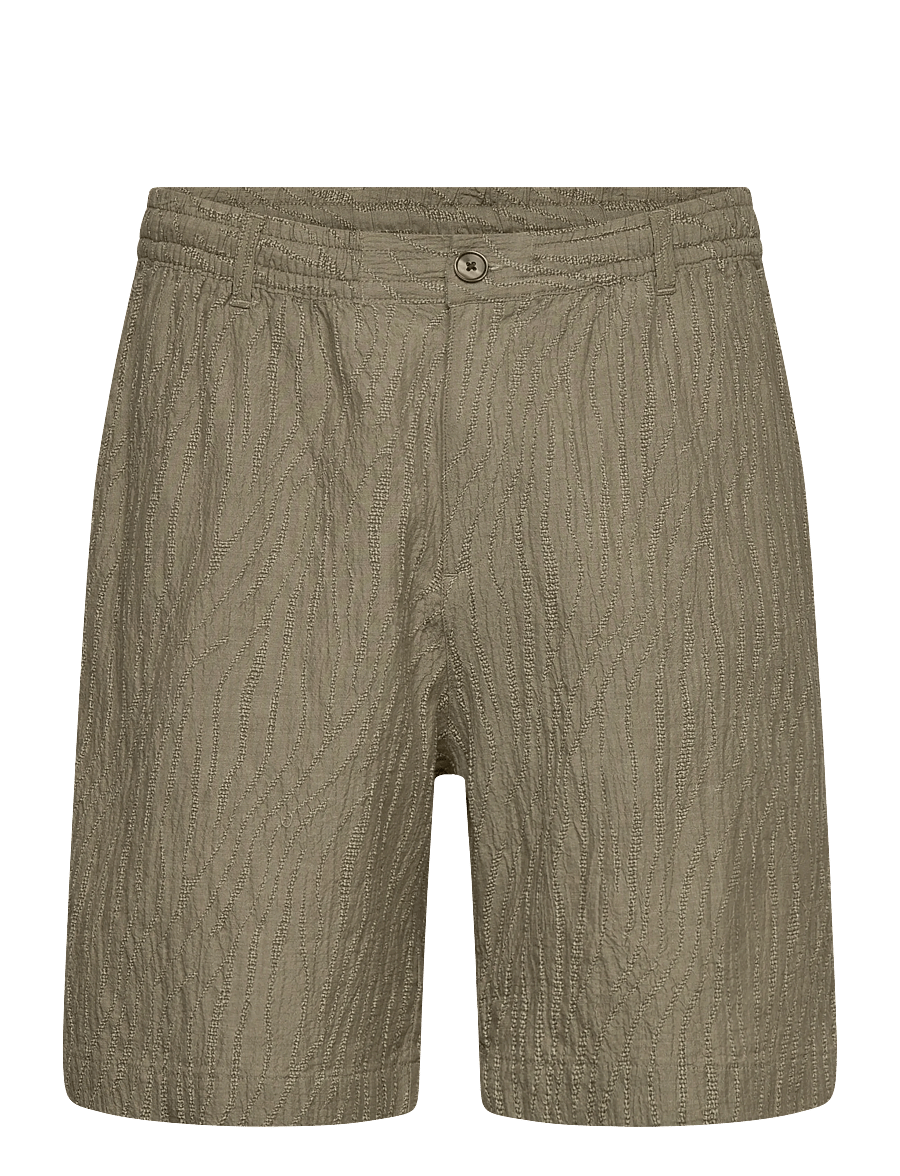 Jack & Jones - JPSTBILL JAKE JAQUARD SHORT REG - casual shorts - smokey olive - 0