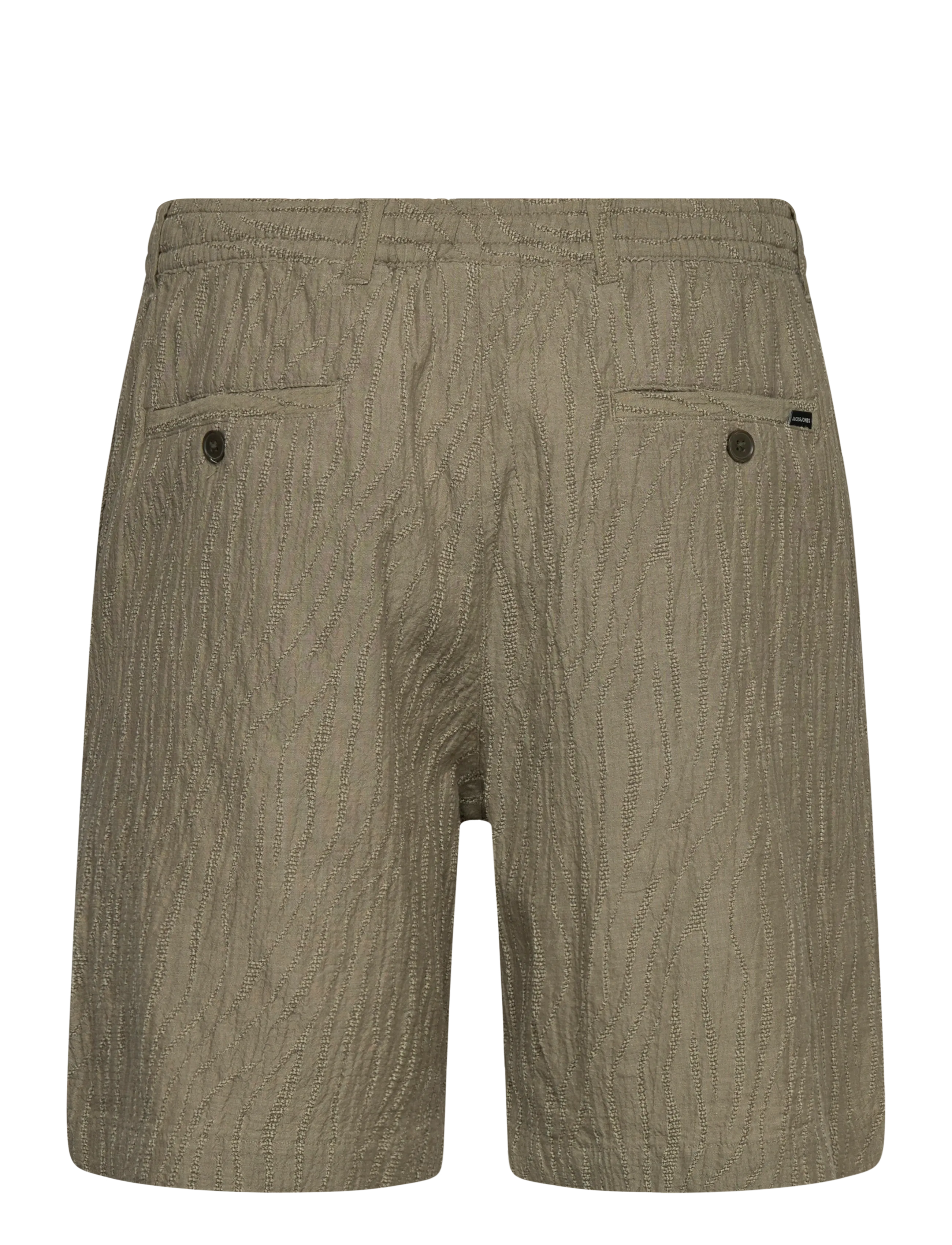 Jack & Jones - JPSTBILL JAKE JAQUARD SHORT REG - casual shorts - smokey olive - 1