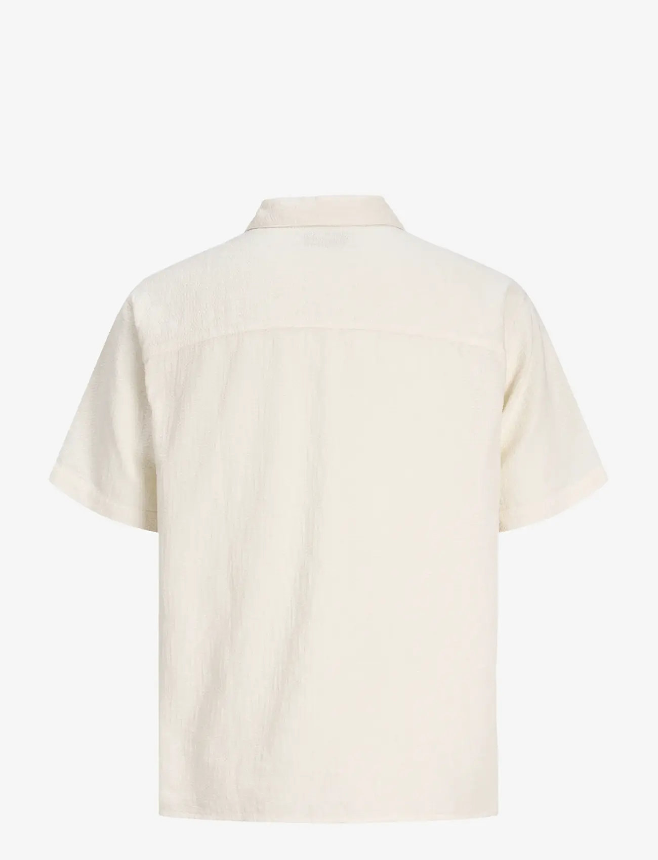 Jack & Jones - JORMONTAUK WAVY TEXTURE SHIRT SS SN - kortærmede skjorter - cloud dancer - 2