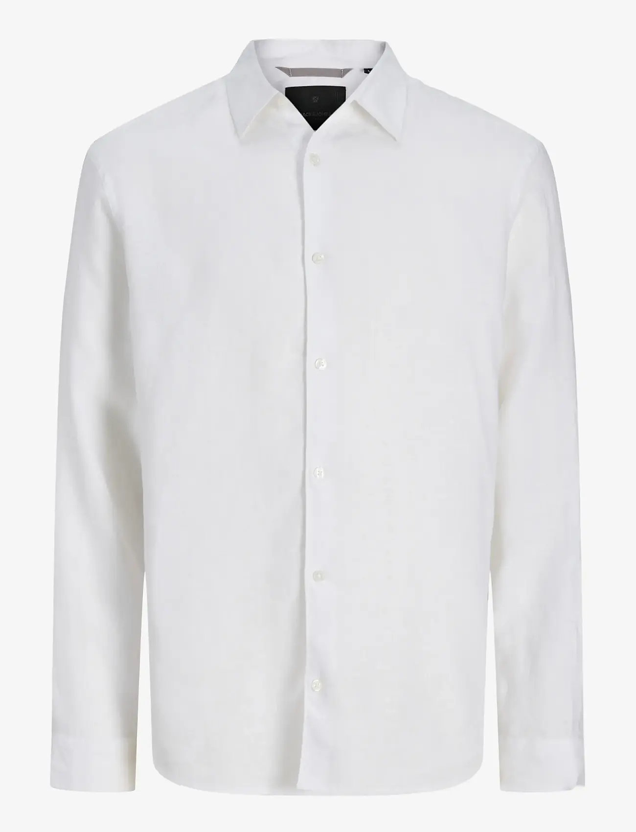 Jack & Jones - JPRBLALAWRENCE LINEN LS SHIRT SN - hørskjorter - bright white - 1