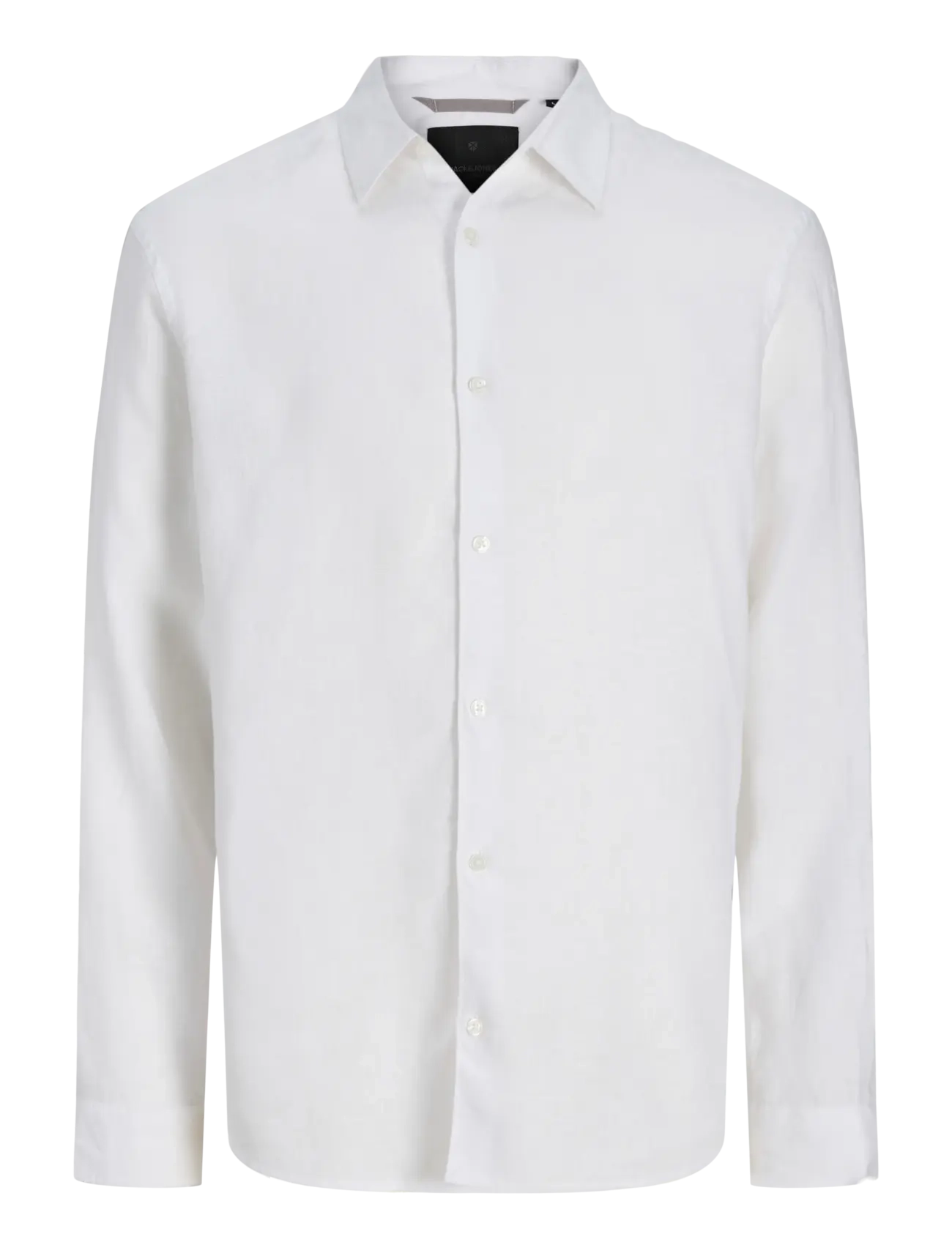 Jack & Jones JPRBLALAWRENCE LINEN LS SHIRT SN - Riided - BRIGHT WHITE / white