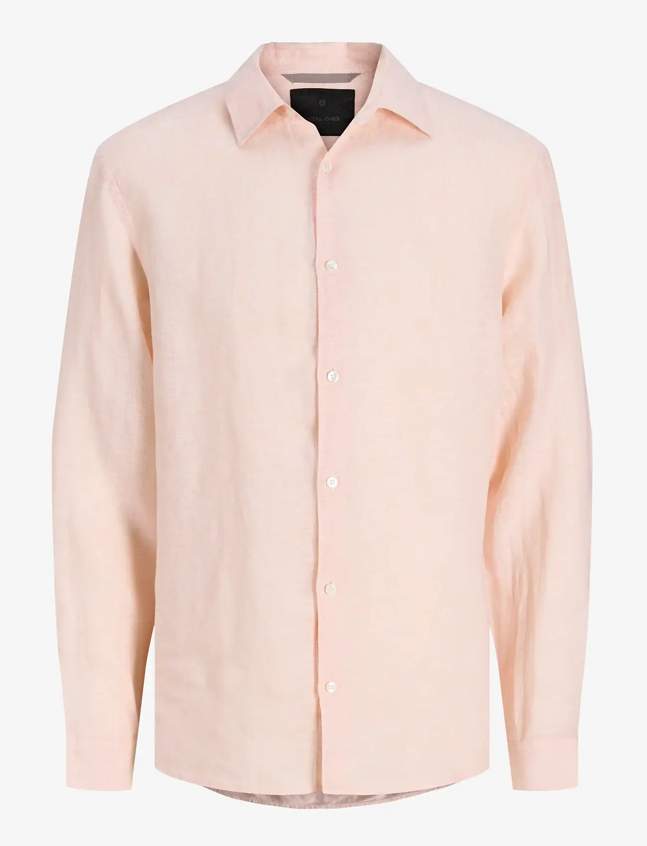 Jack & Jones - JPRBLALAWRENCE LINEN LS SHIRT SN - hørskjorter - impatiens pink - 1