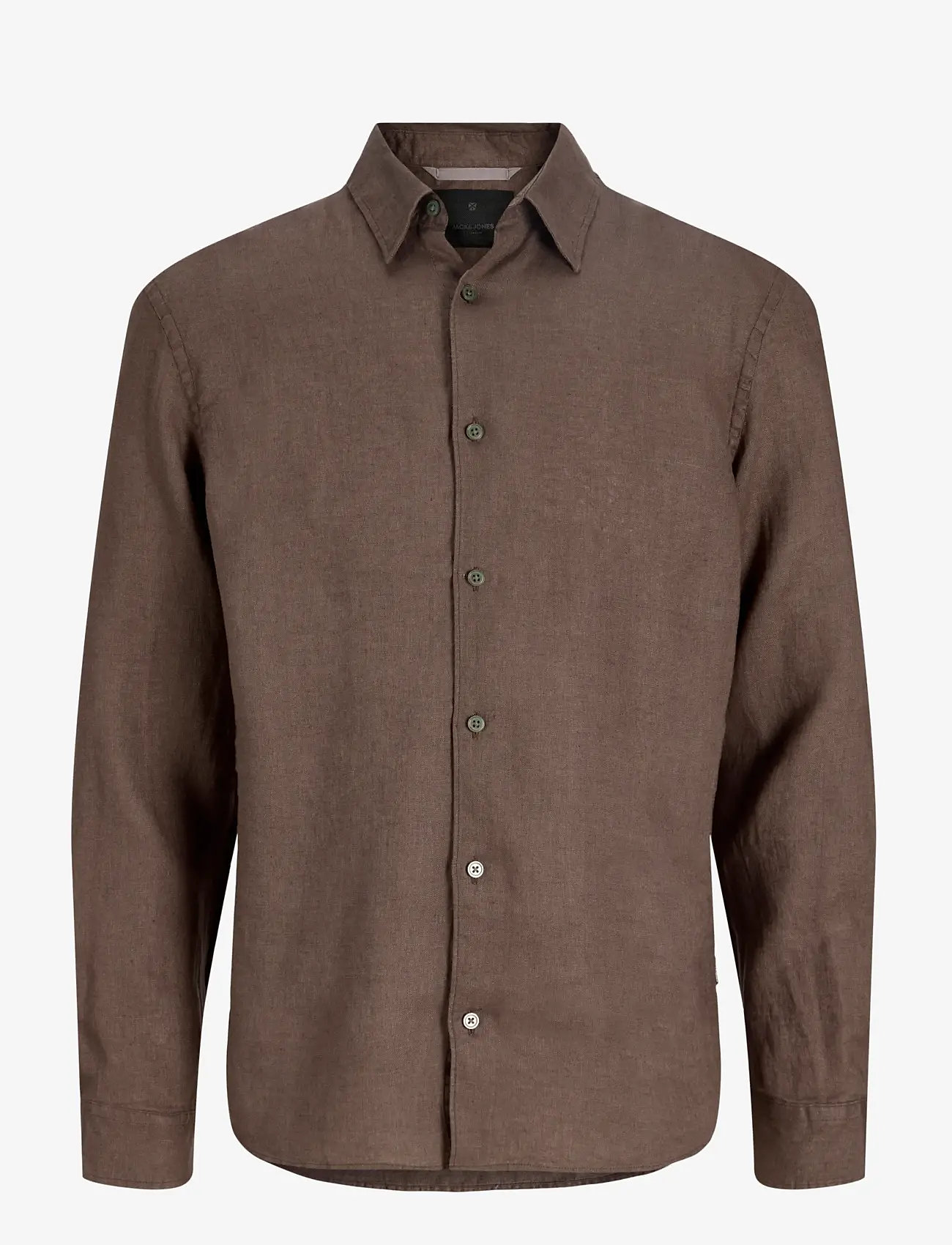 Jack & Jones - JPRBLALAWRENCE LINEN LS SHIRT SN - leinenhemden - morel - 1