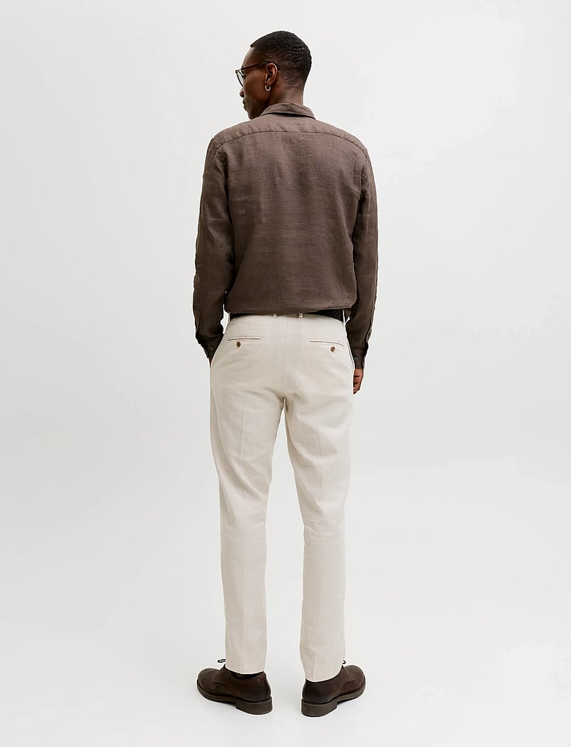 Jack & Jones - JPRBLALAWRENCE LINEN LS SHIRT SN - leinenhemden - morel - 2